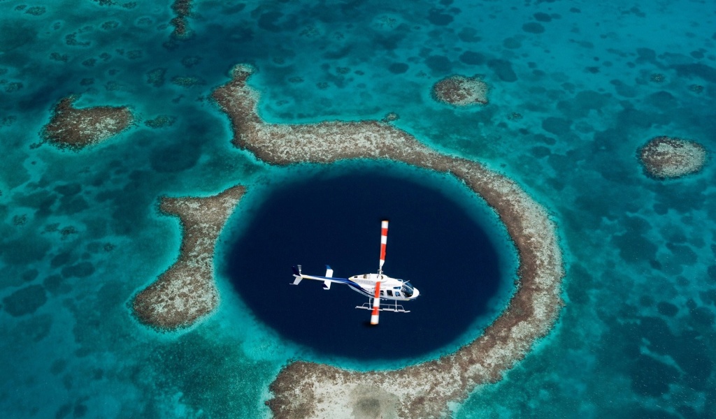 Copter Over Belice Ocean Meer Vacation Urlaub Holiday