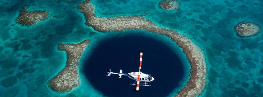 Copter Over Belice Ocean Meer Vacation Urlaub Holiday