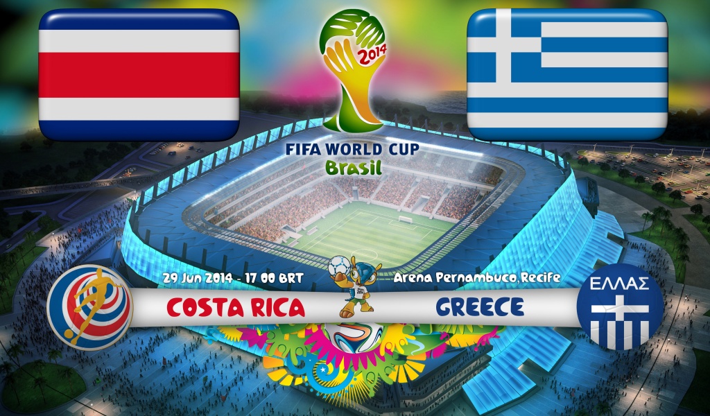 Costa Rica Vs Greece World Cup 2014