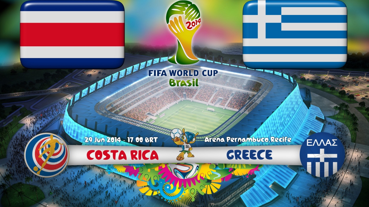 Costa Rica Vs Greece World Cup 2014