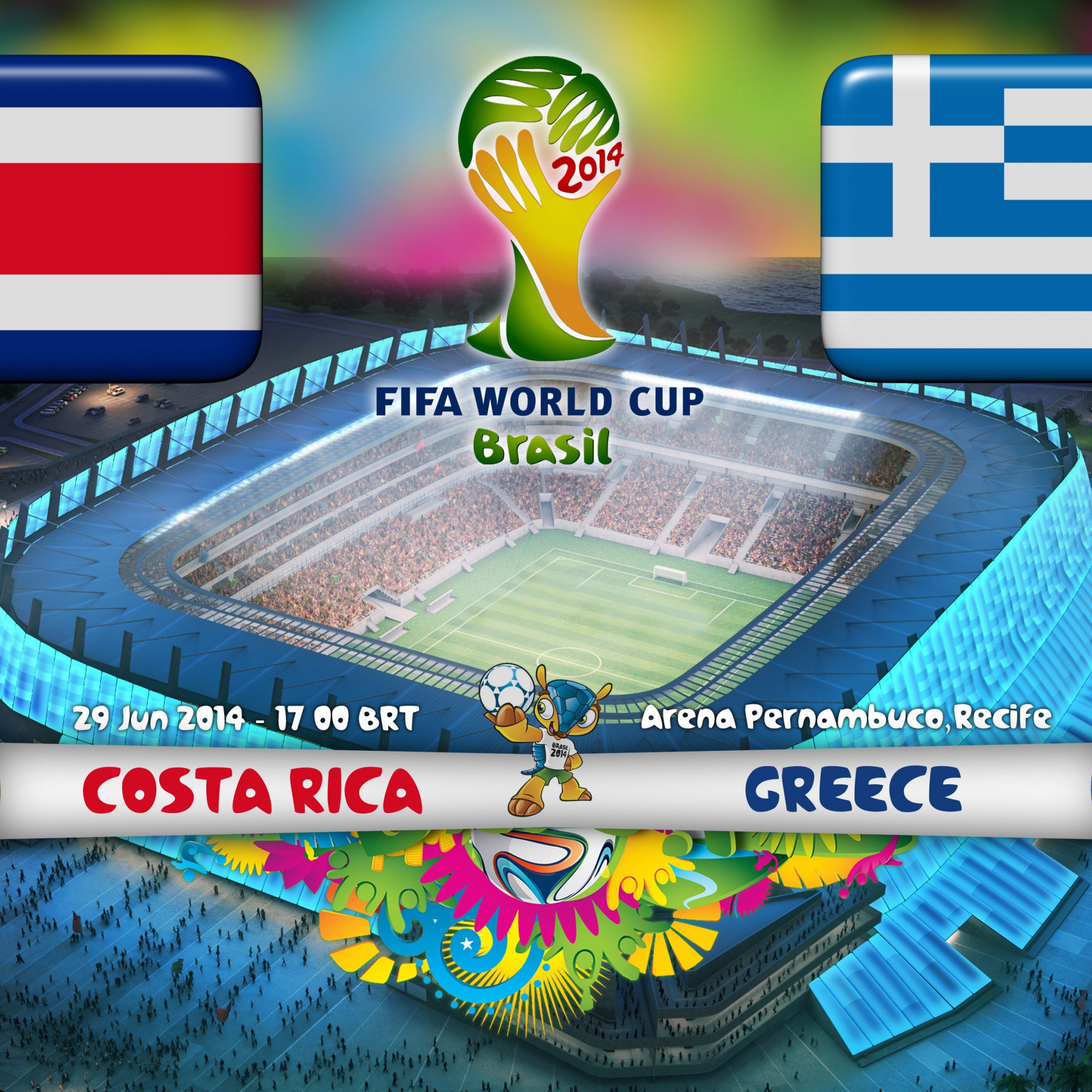 Costa Rica Vs Greece World Cup 2014