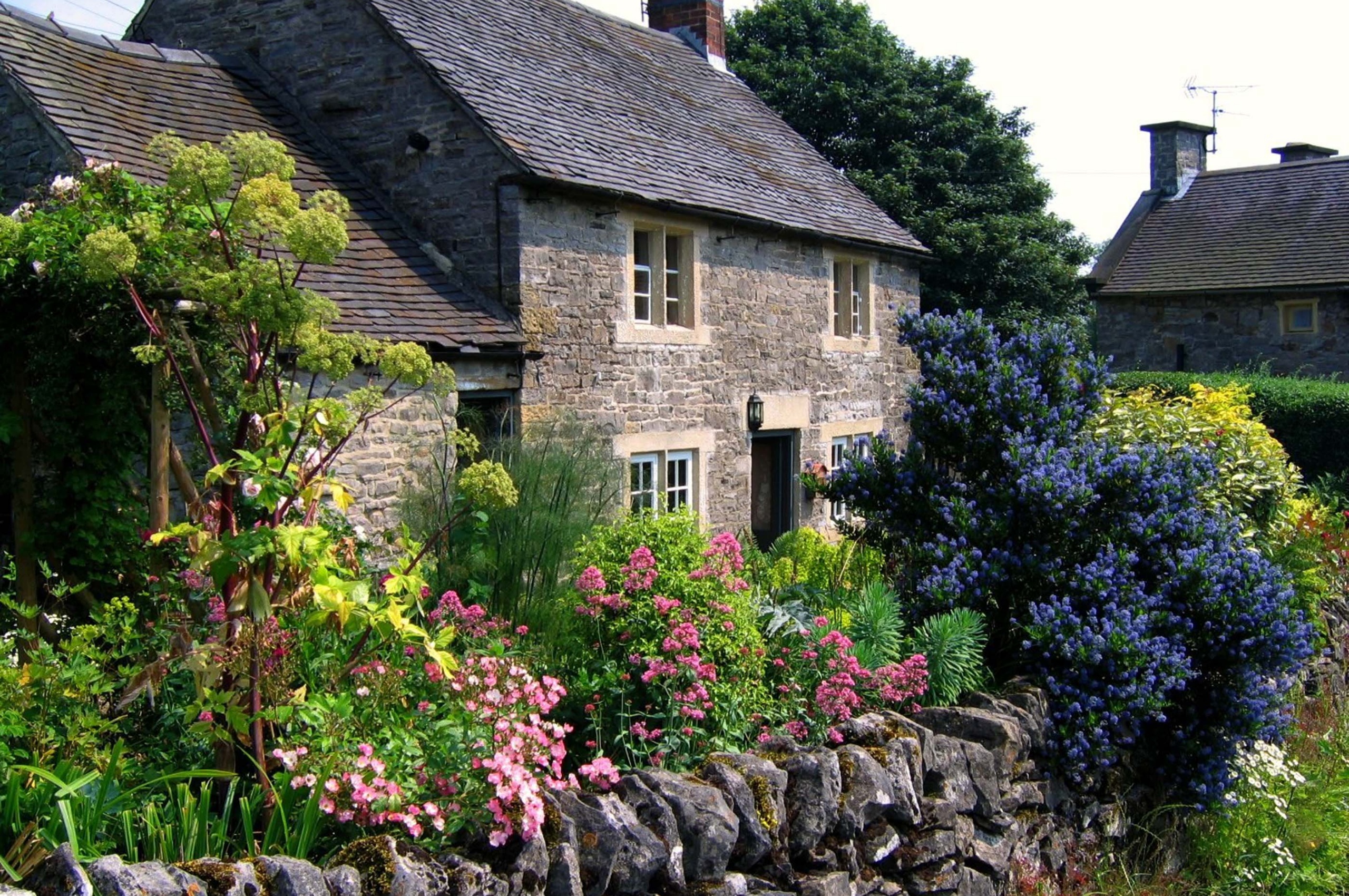 Cottage Garden In Tissington Derbyshire