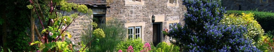 Cottage Garden In Tissington Derbyshire