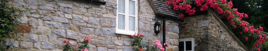 Cottage With Roses Village Of Thorpe Tissington Trail Derbyshire