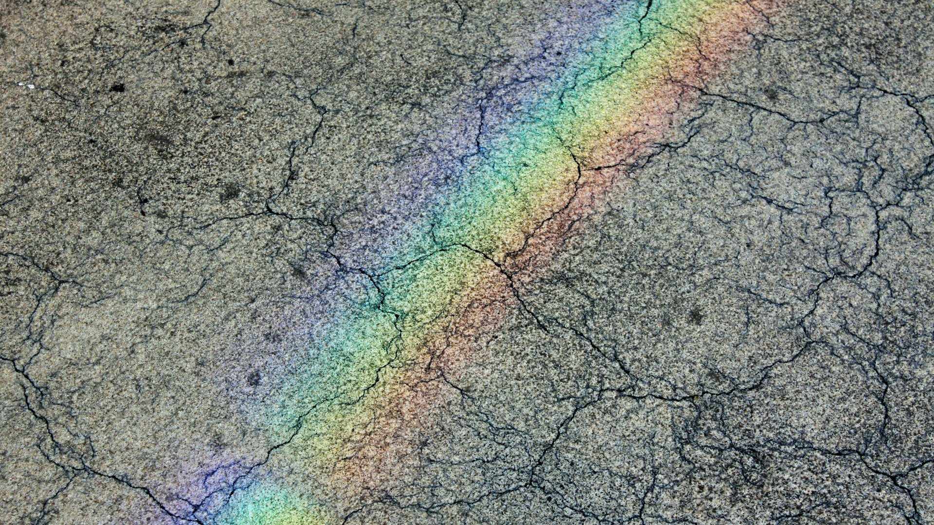 Cracked Pavement Rainbow Street Texture