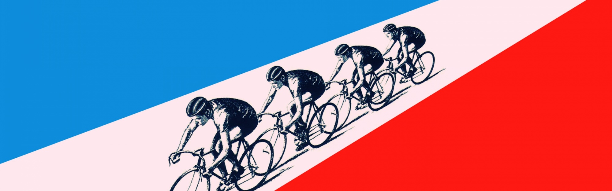 Cyclists Racing