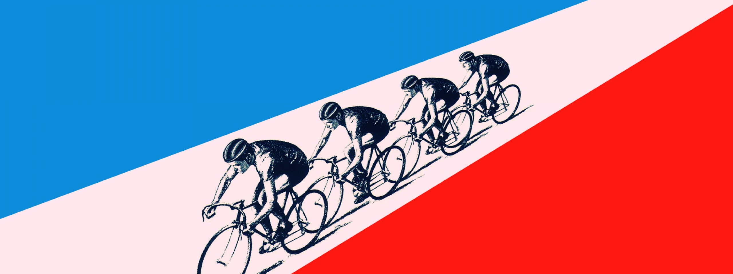 Cyclists Racing