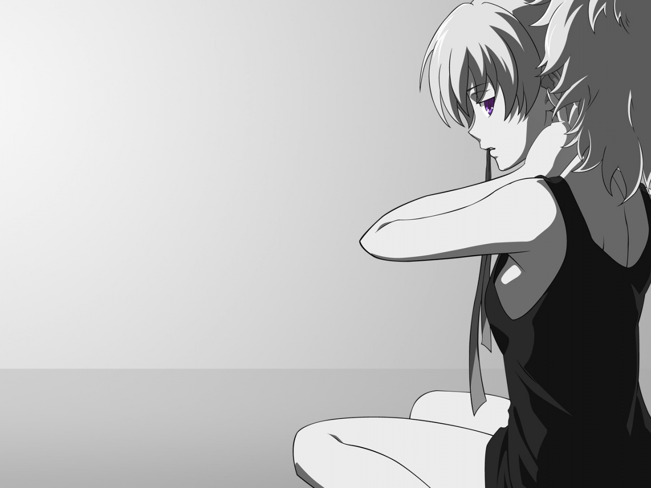 Darker Than Black Yin Black And White