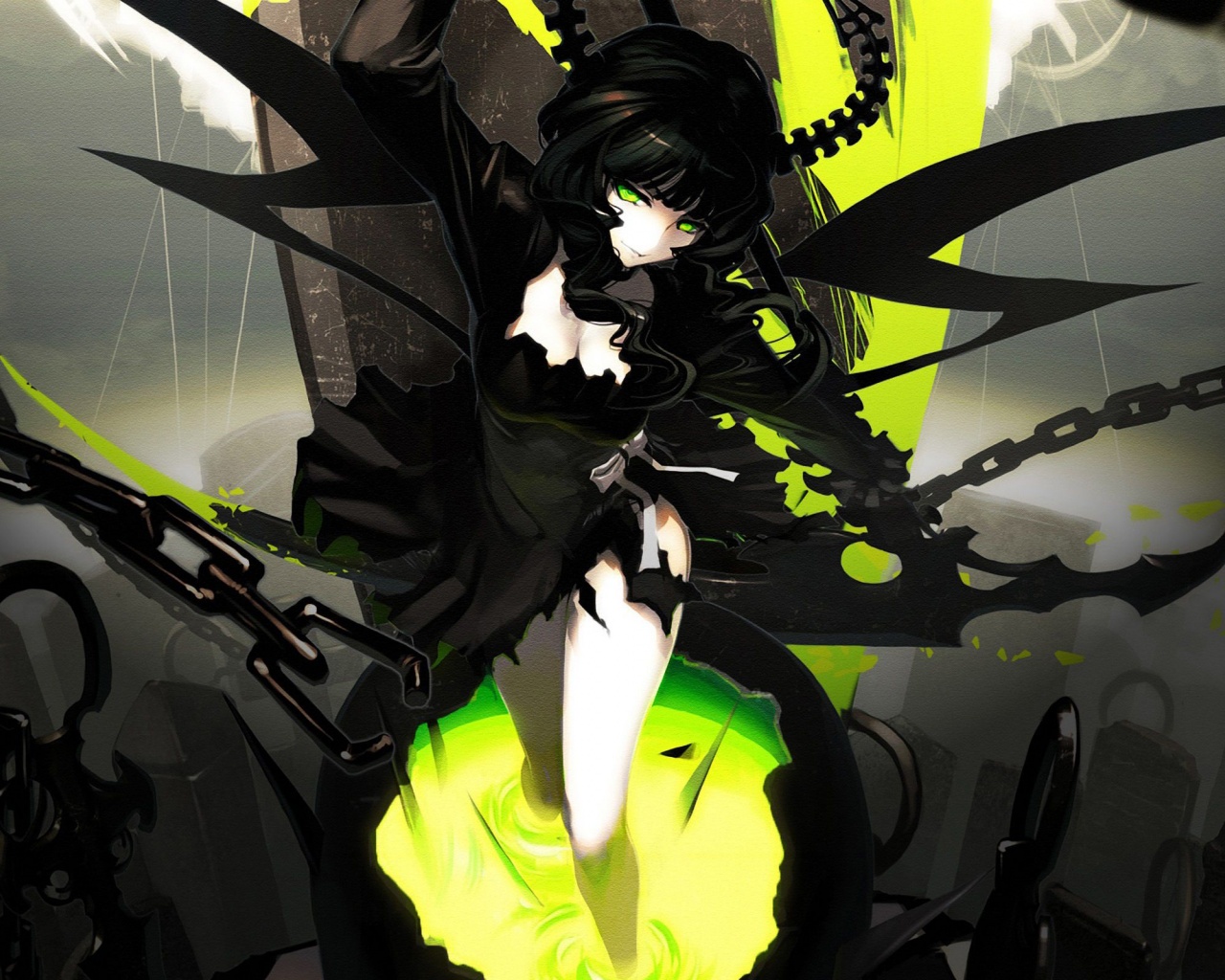 Dead Master Black Rock Shooter Wallpaper