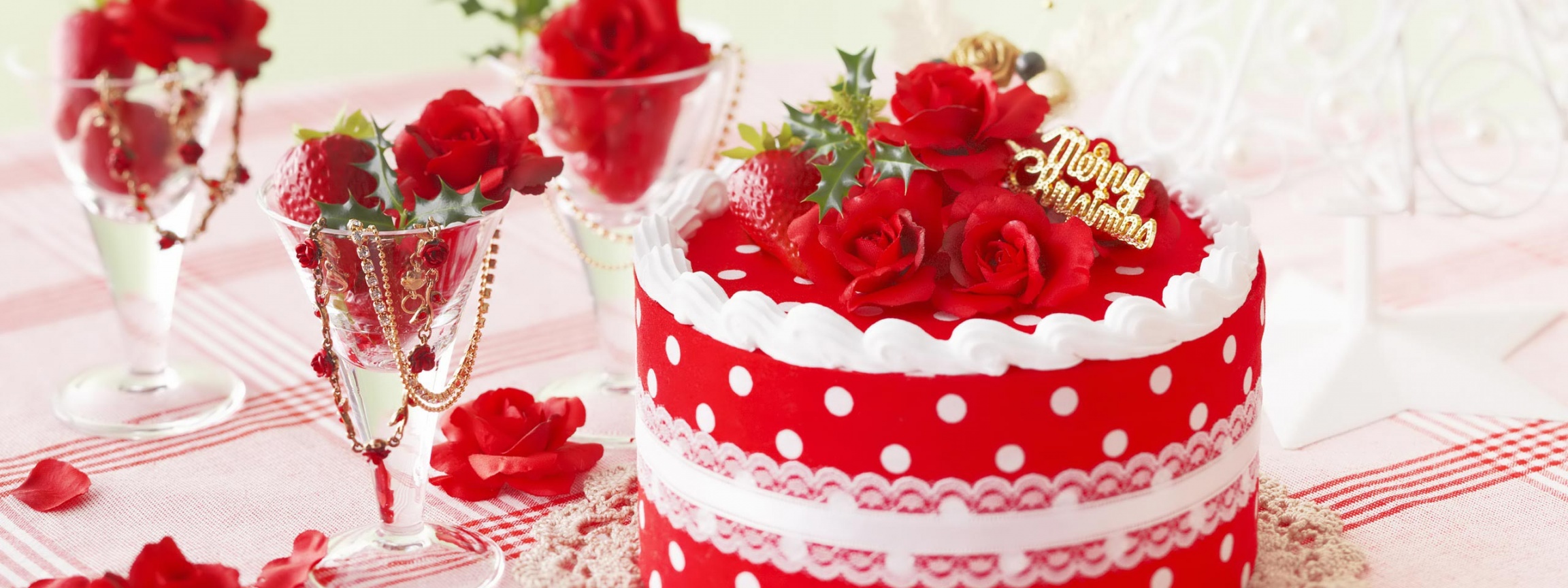 Decorated Christmas Cake