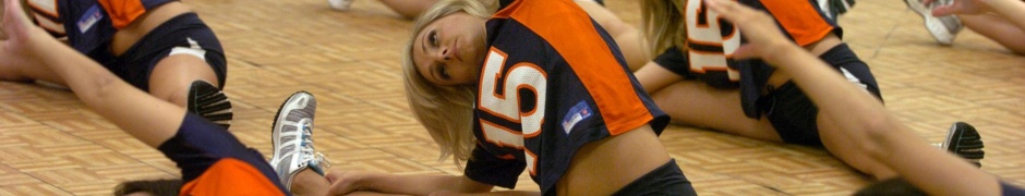 Denver Broncos Cheerleaders Practicing