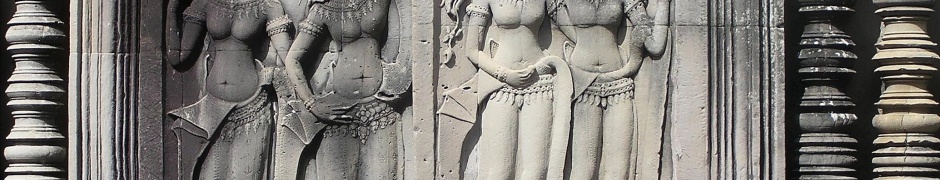 Devatas Stone Carvings Angkor Wat Siem Reap Cambodia