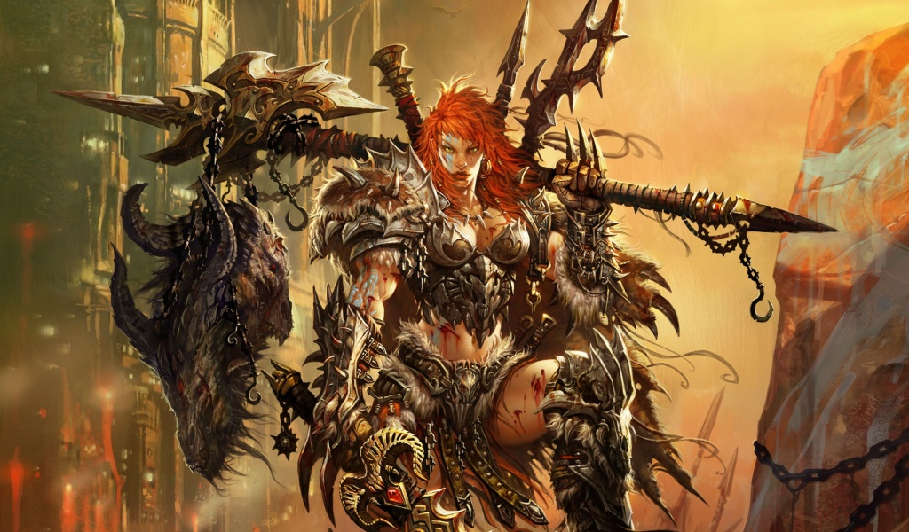 Diablo 3 Female Barbarian