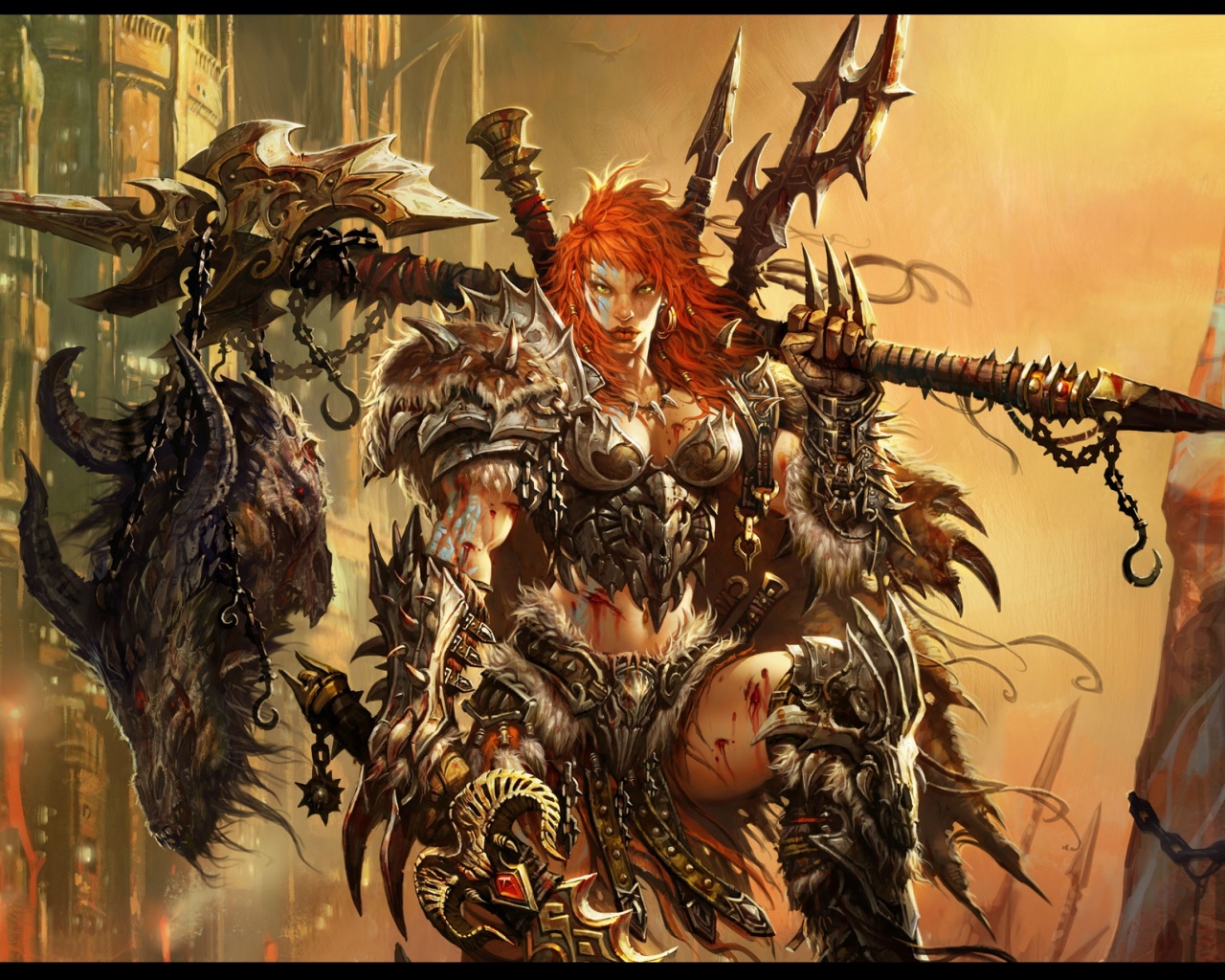 Diablo 3 Female Barbarian