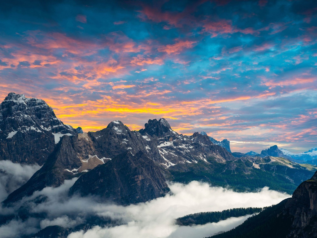 Dolomites Mountains Italy