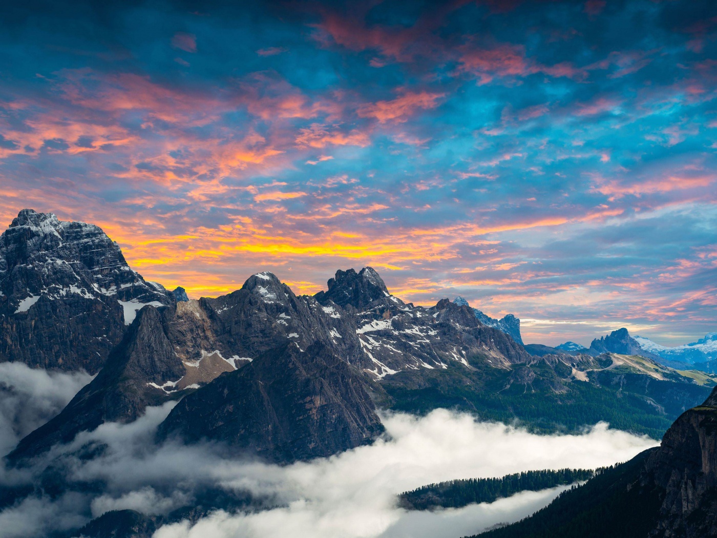 Dolomites Mountains Italy