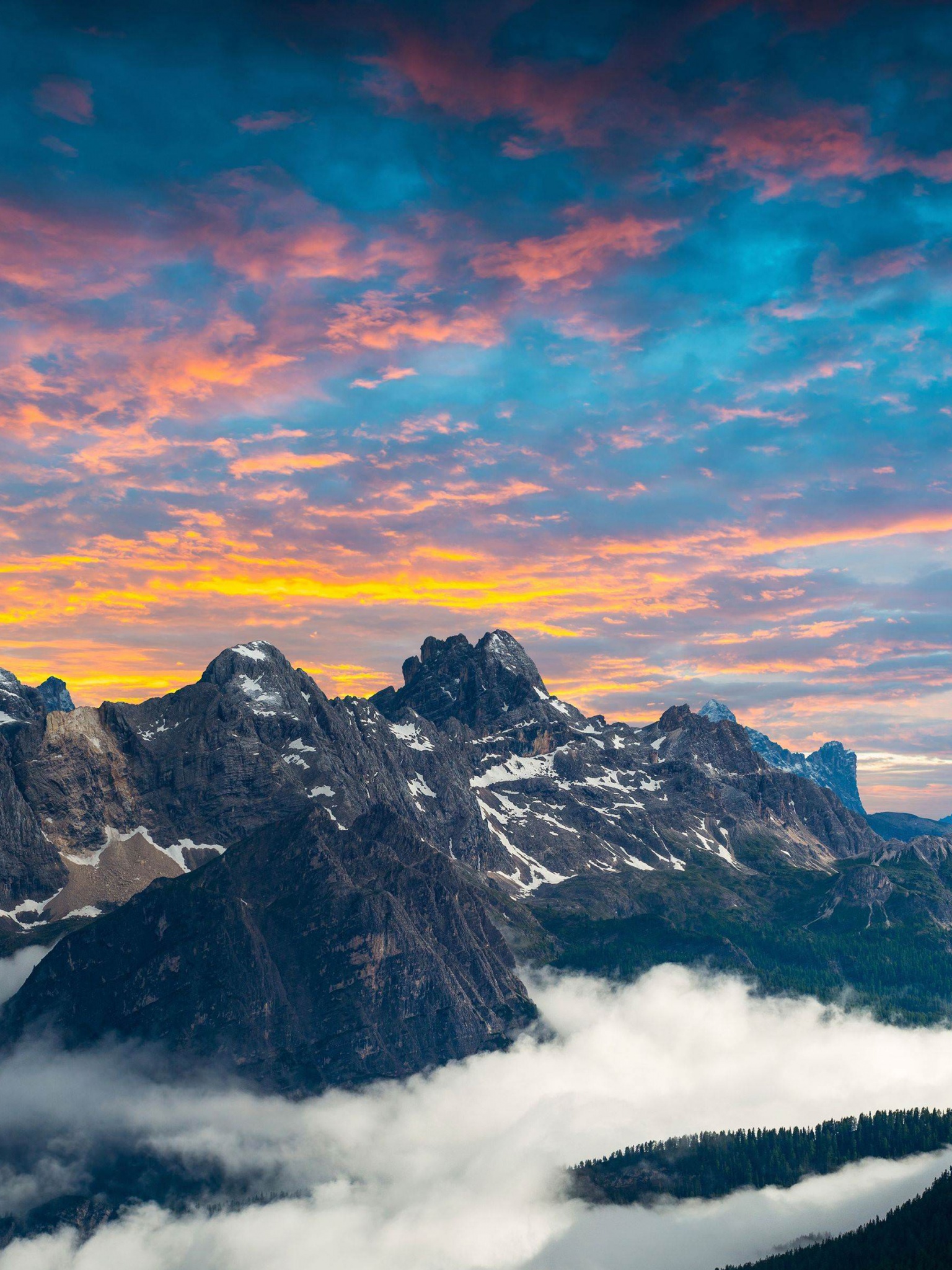 Dolomites Mountains Italy