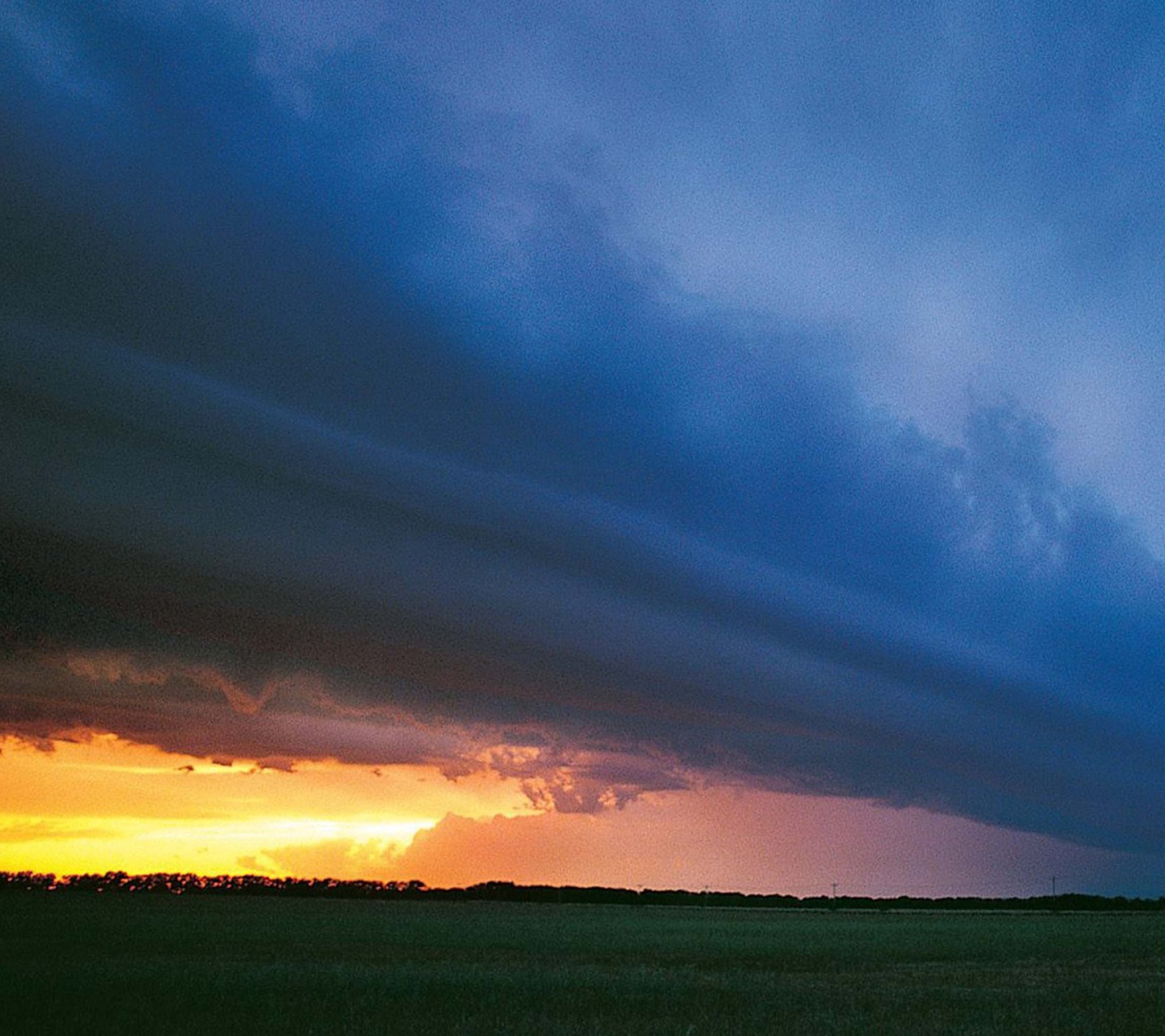 Dramatic Storm Clouds Kansas