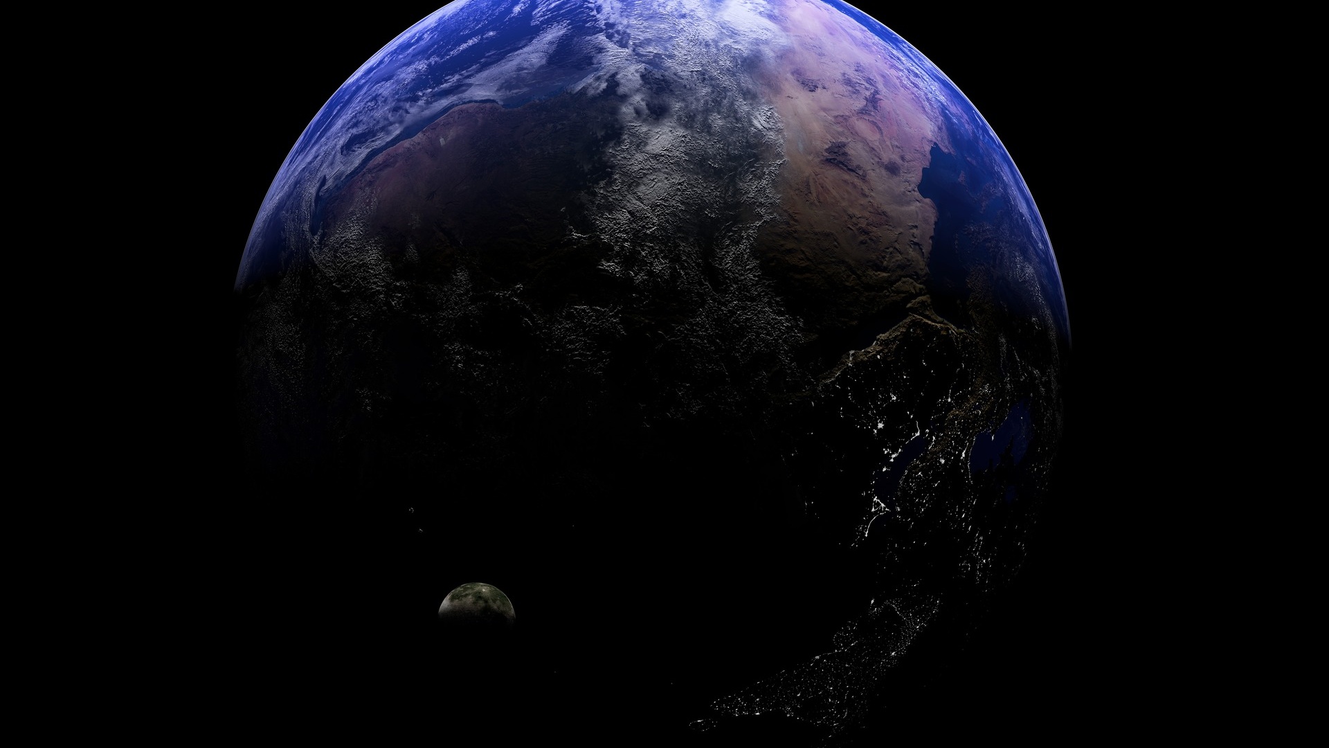 Earth And Moon