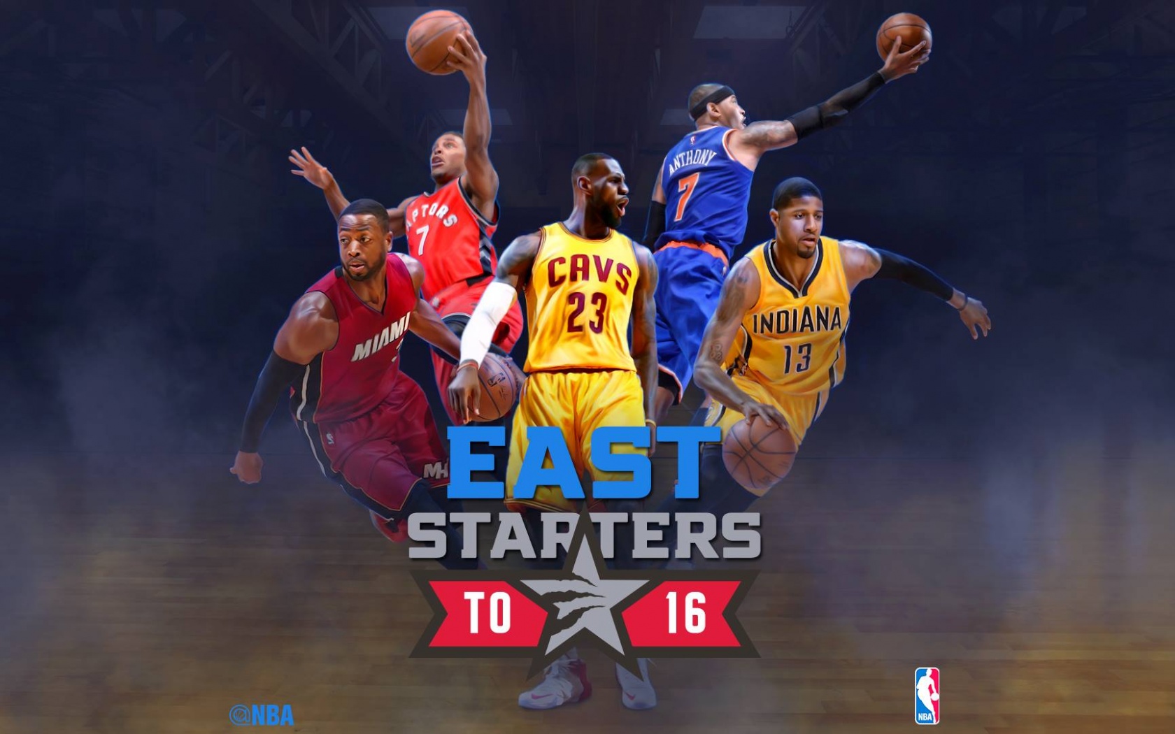 East 2016 NBA All Star Starters