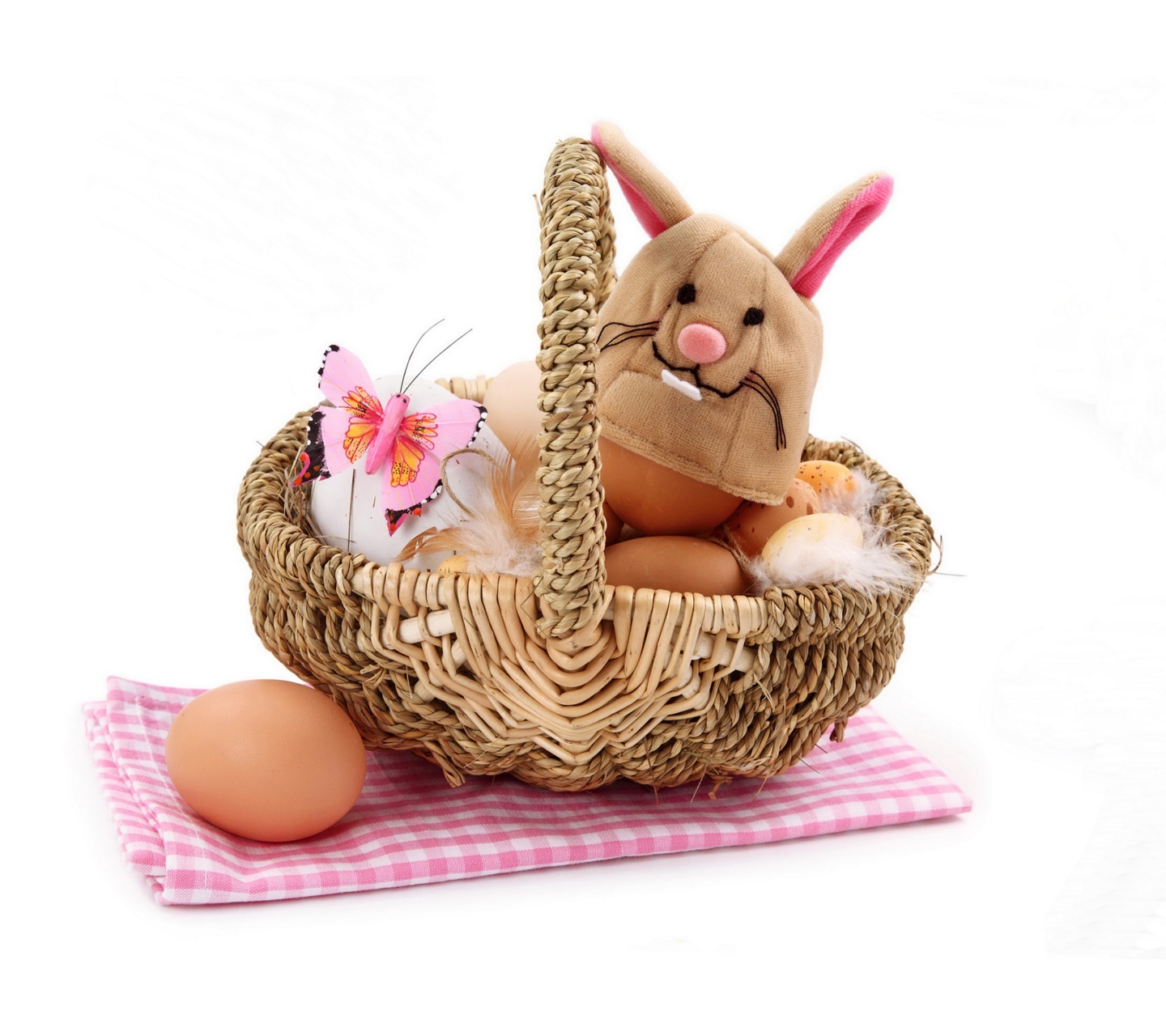 Easter - Eggs In Wicker Basket