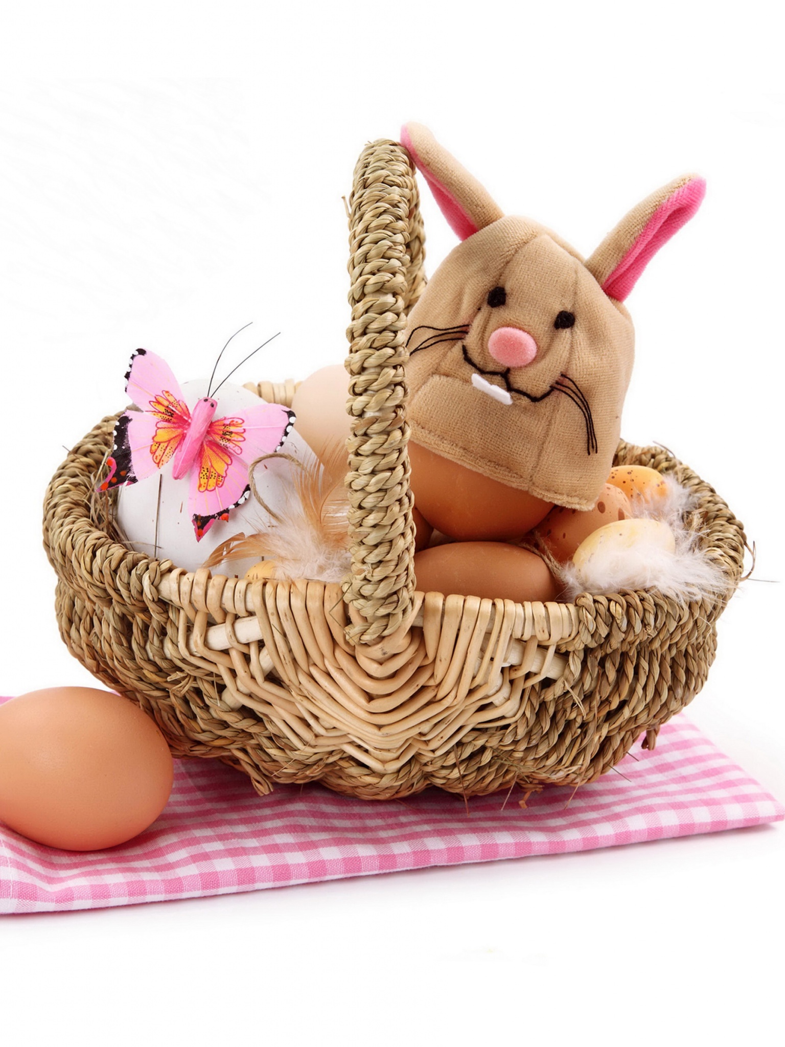 Easter - Eggs In Wicker Basket