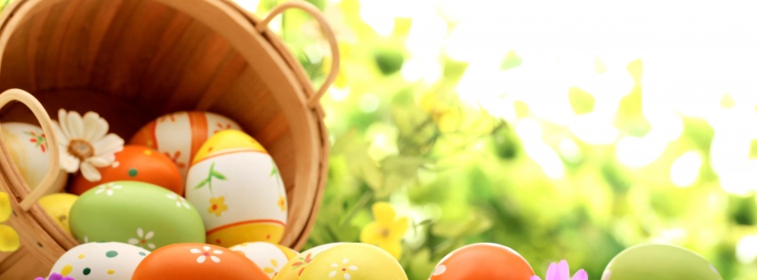 Easter Eggs Spring Wallpaper