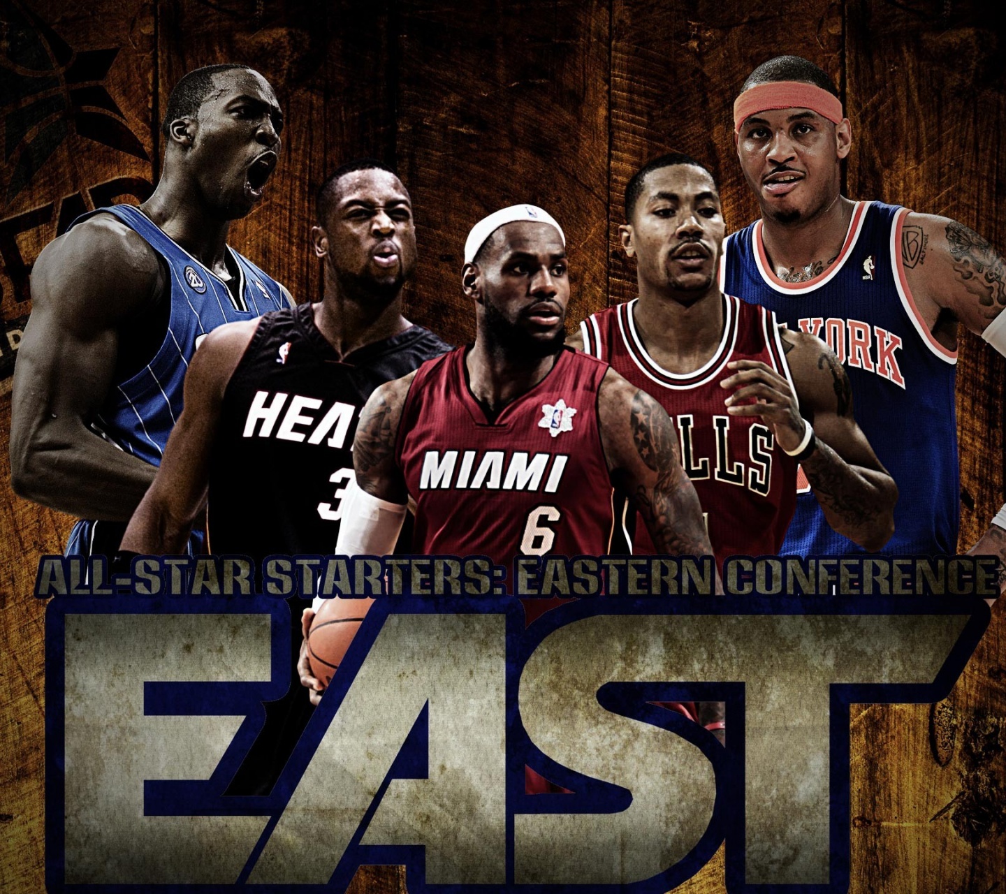 Eastern-2012 NBA All-Stars Starters