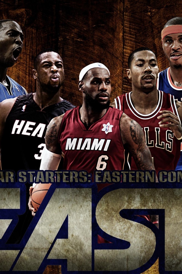 Eastern-2012 NBA All-Stars Starters