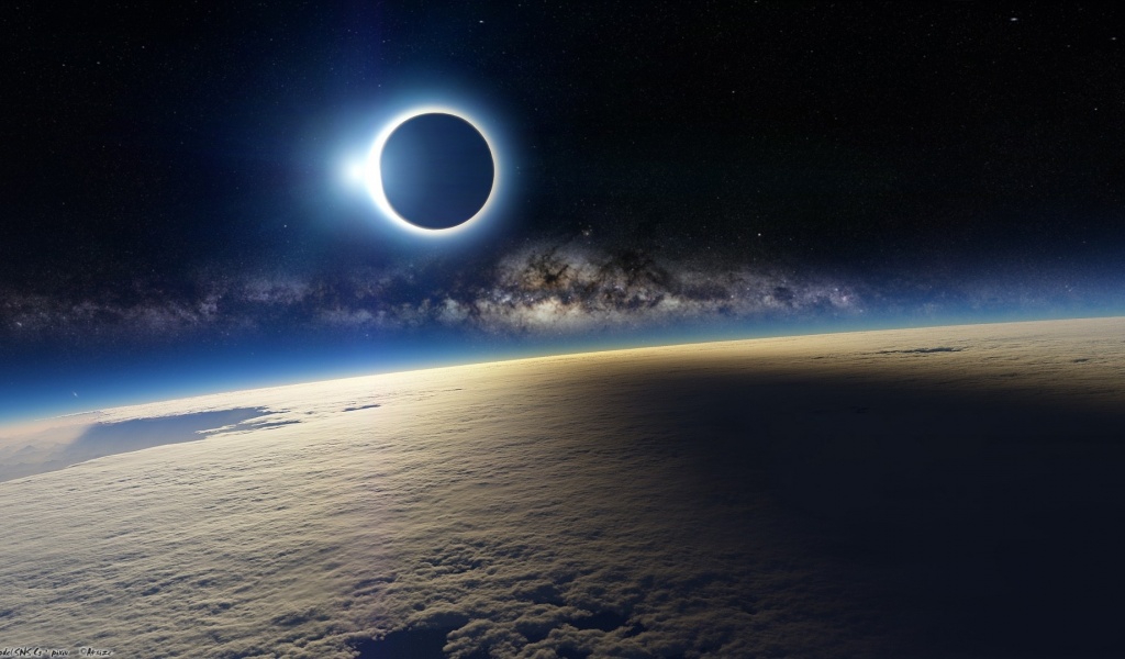 Eclipse From Space