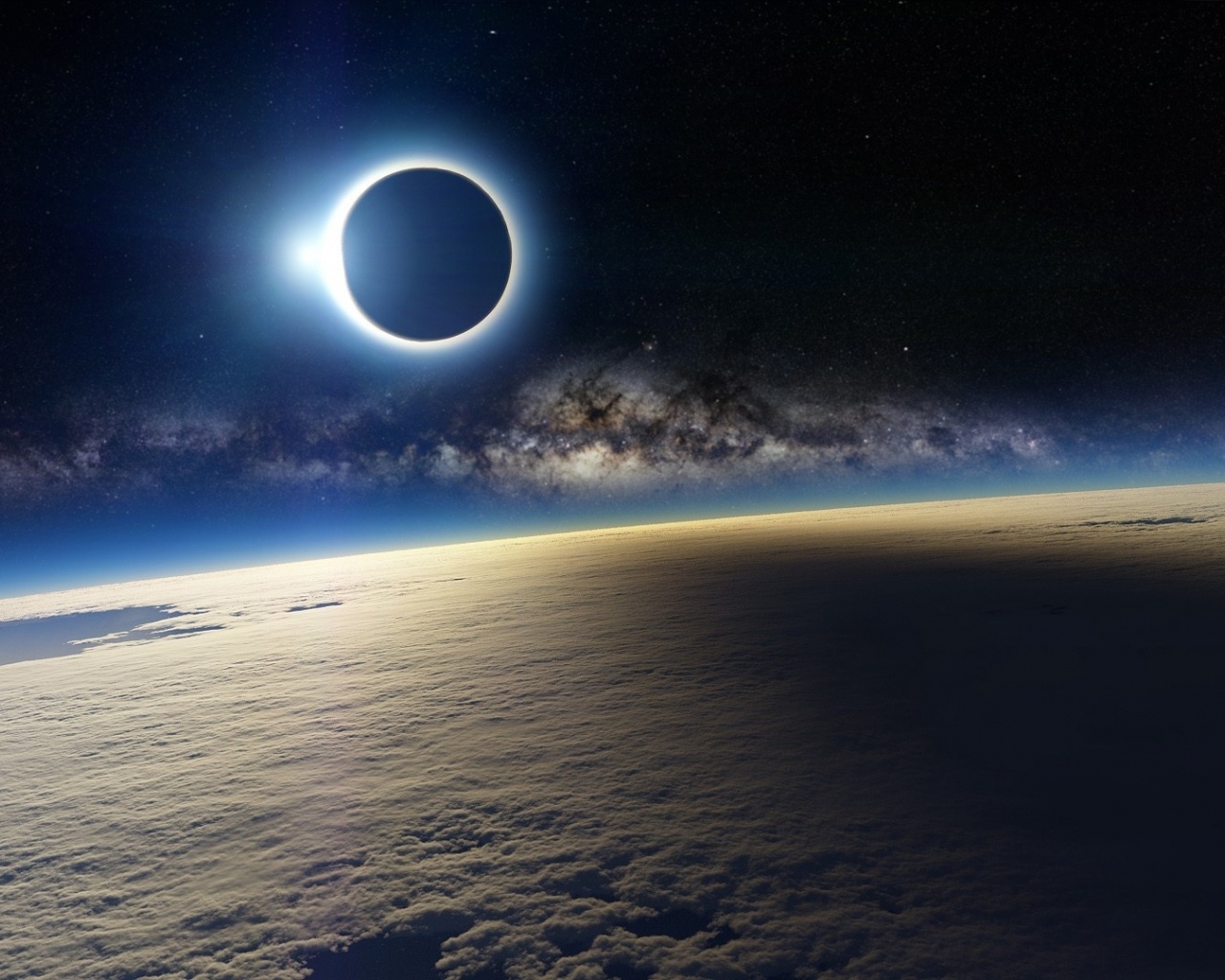 Eclipse From Space