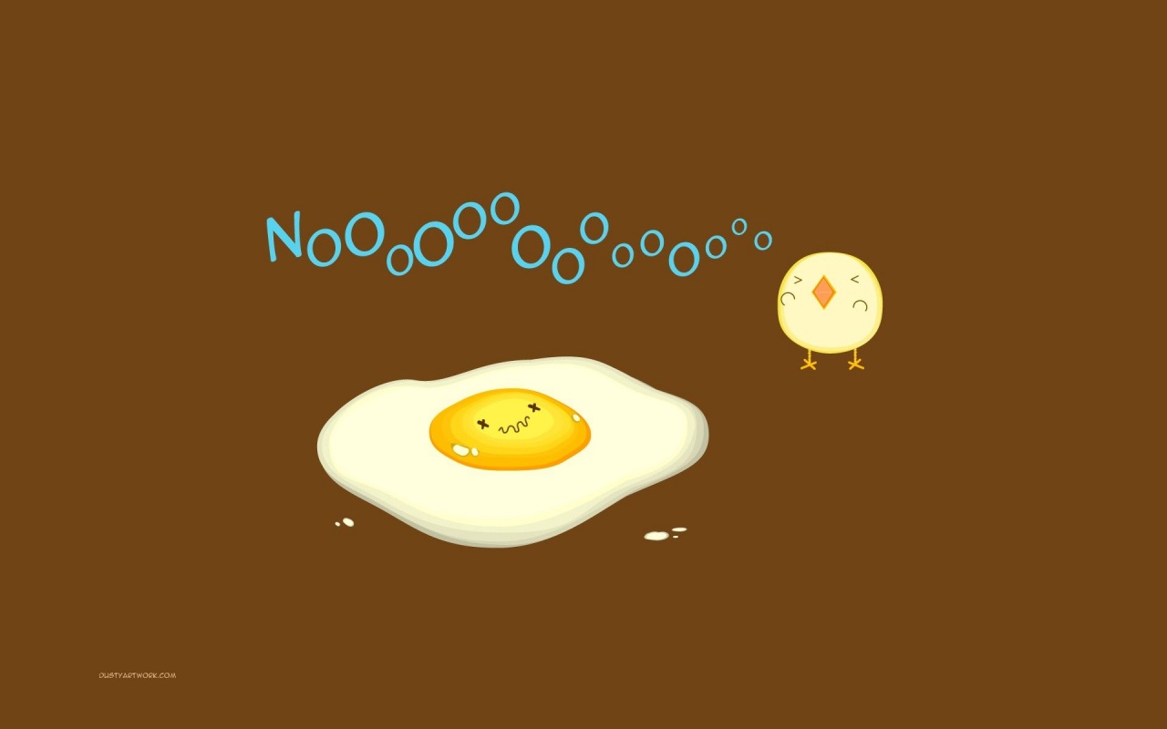 Eggs Minimalistic Humor Funny Chickens Fried Eggs