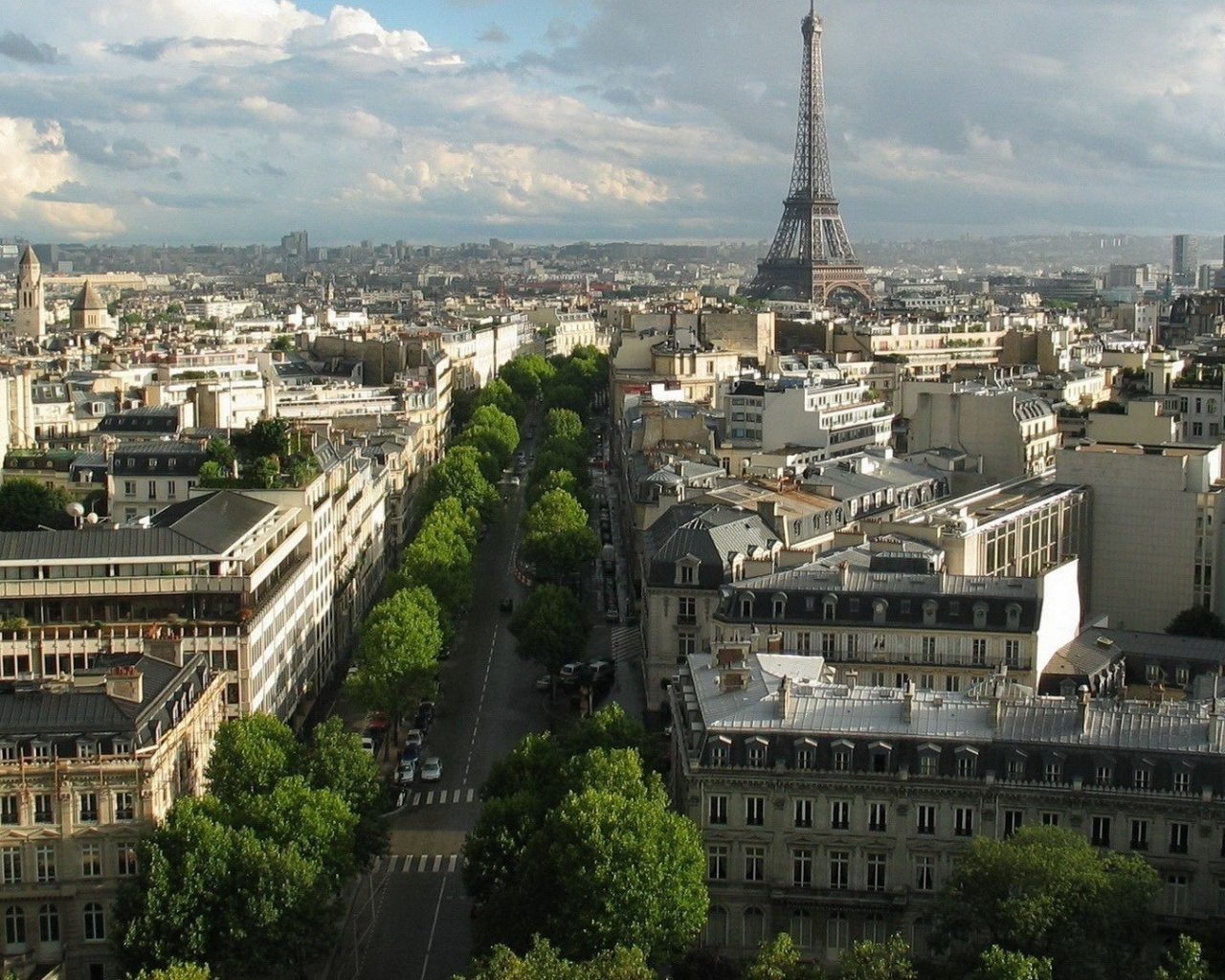 Eiffel Tower Paris France Landscape Cityscape Architecture City Landscape