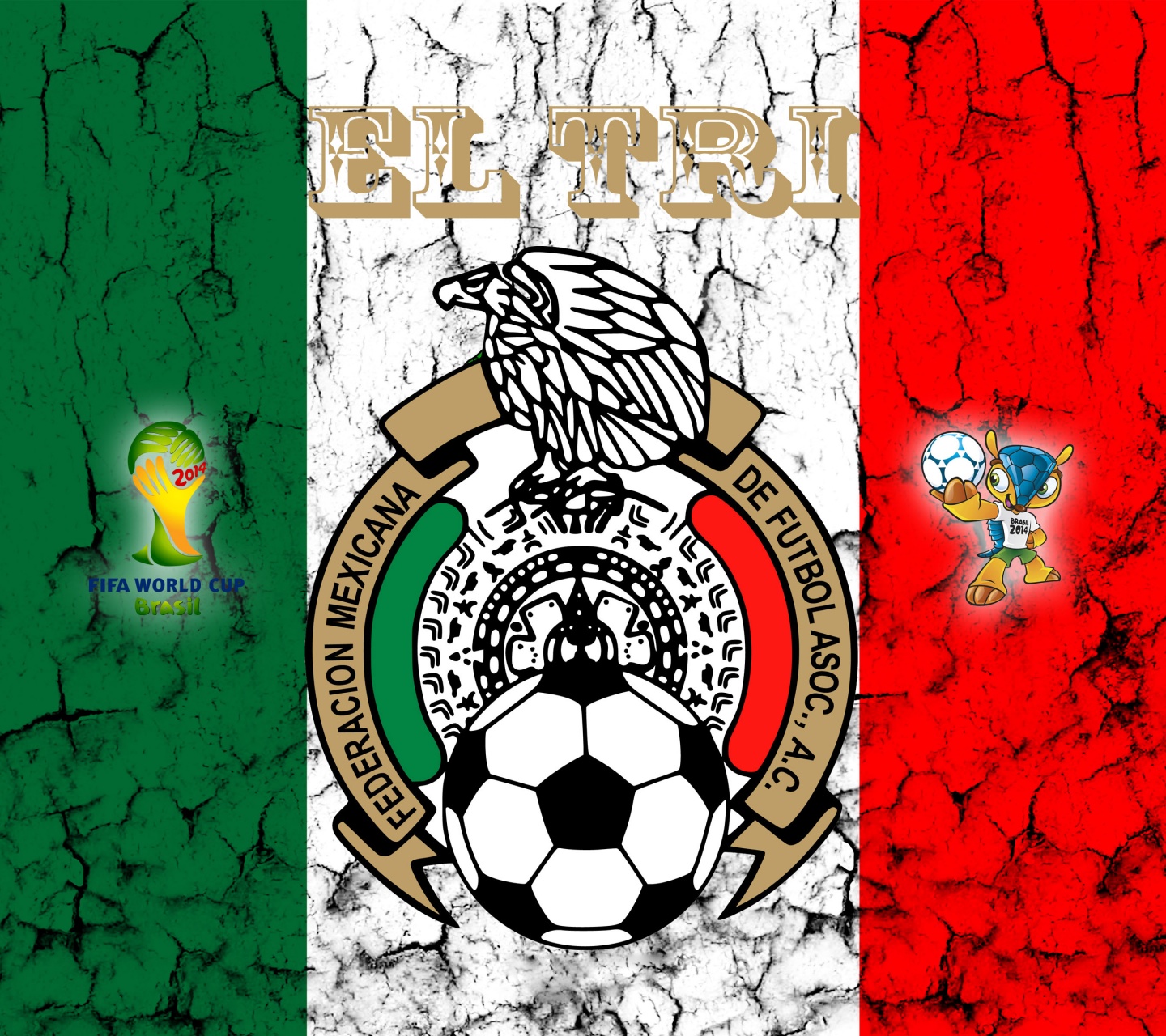 El Tri Mexico Football Crest Logo