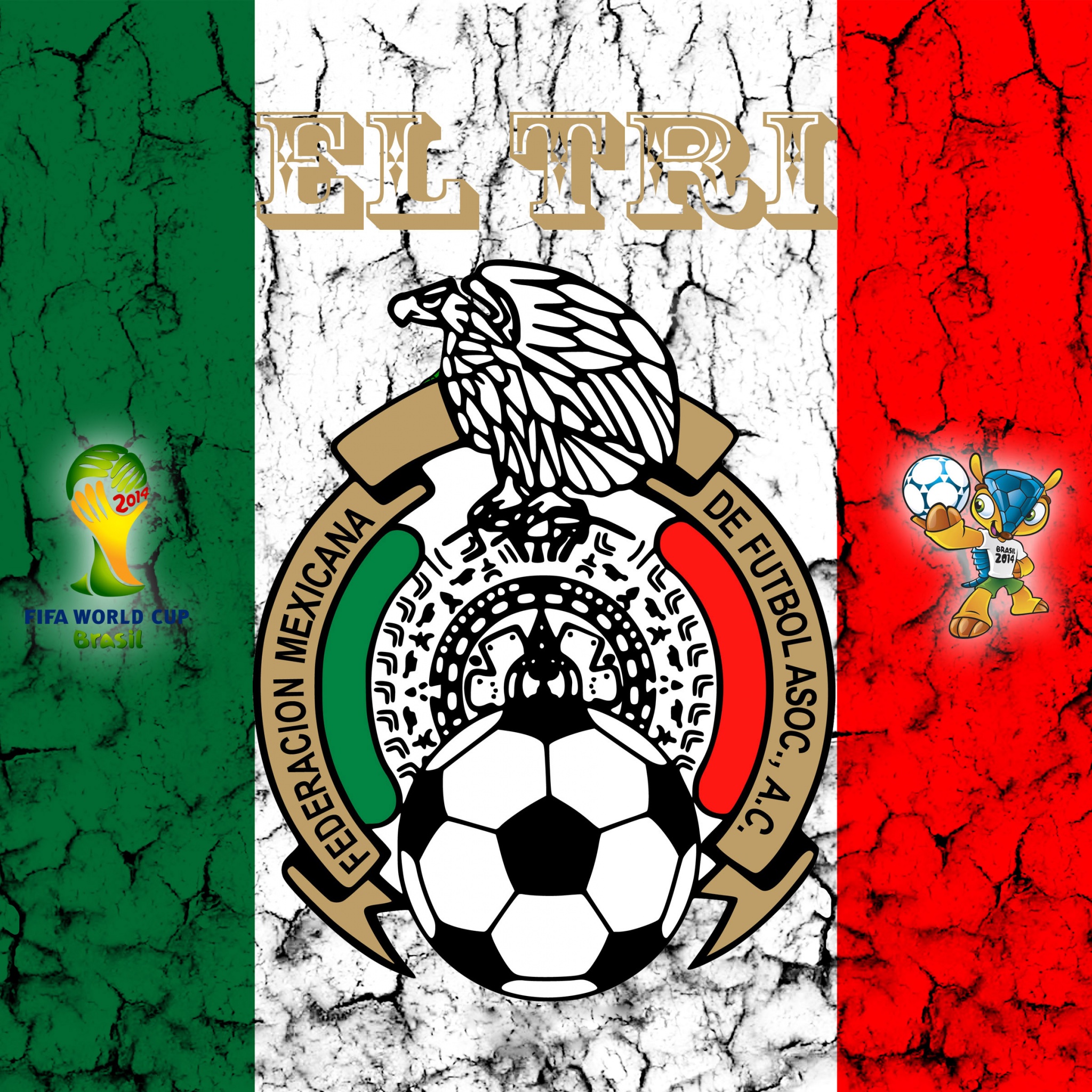 El Tri Mexico Football Crest Logo