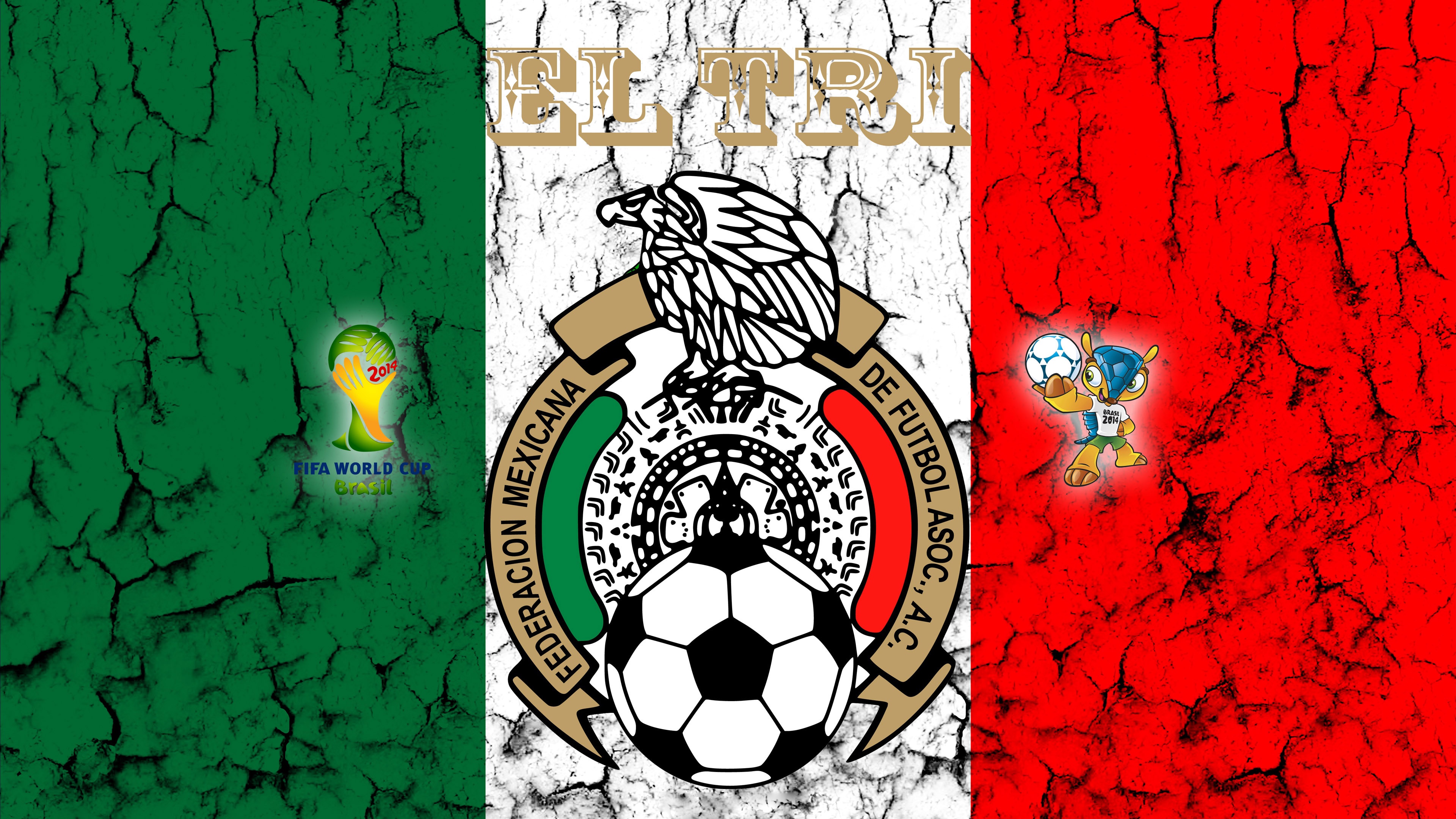 El Tri Mexico Football Crest Logo