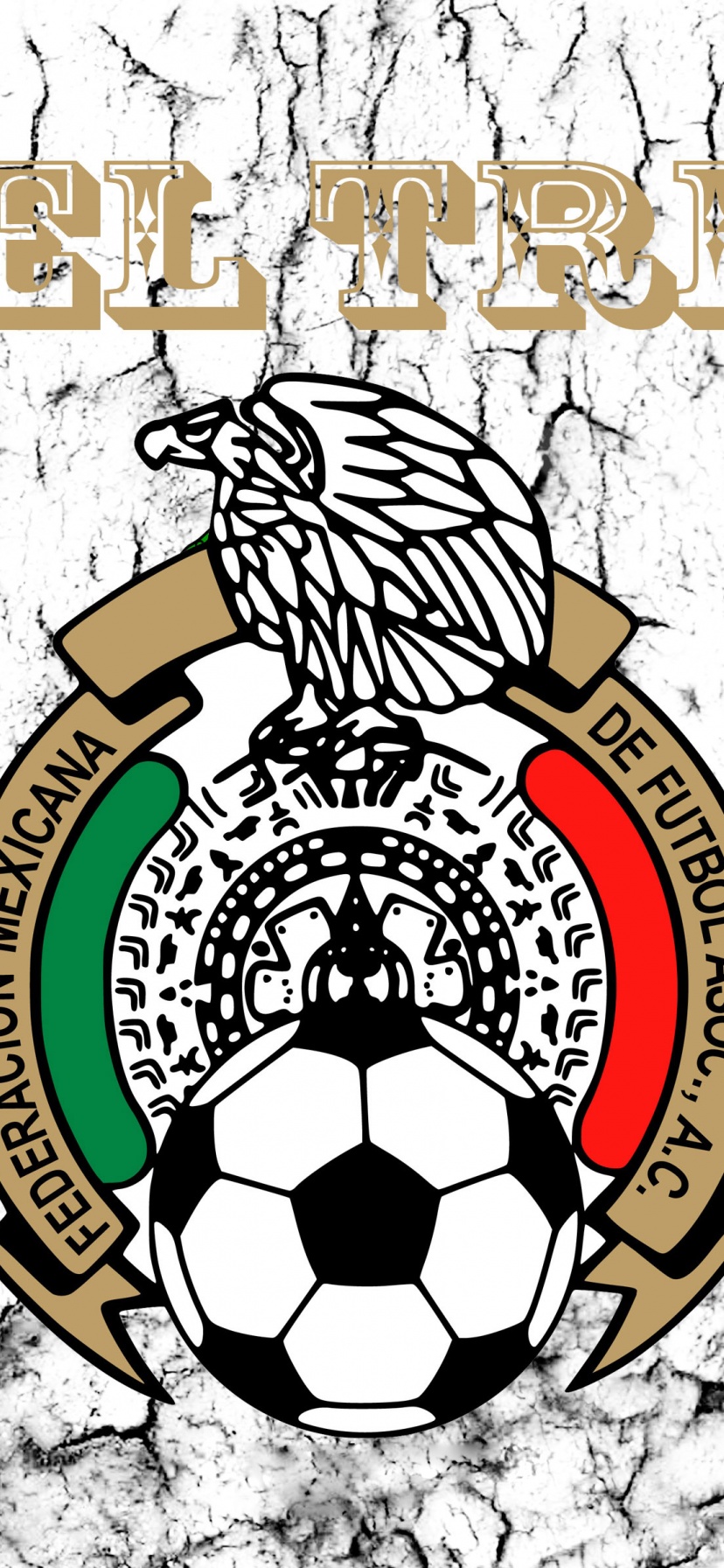 El Tri Mexico Football Crest Logo