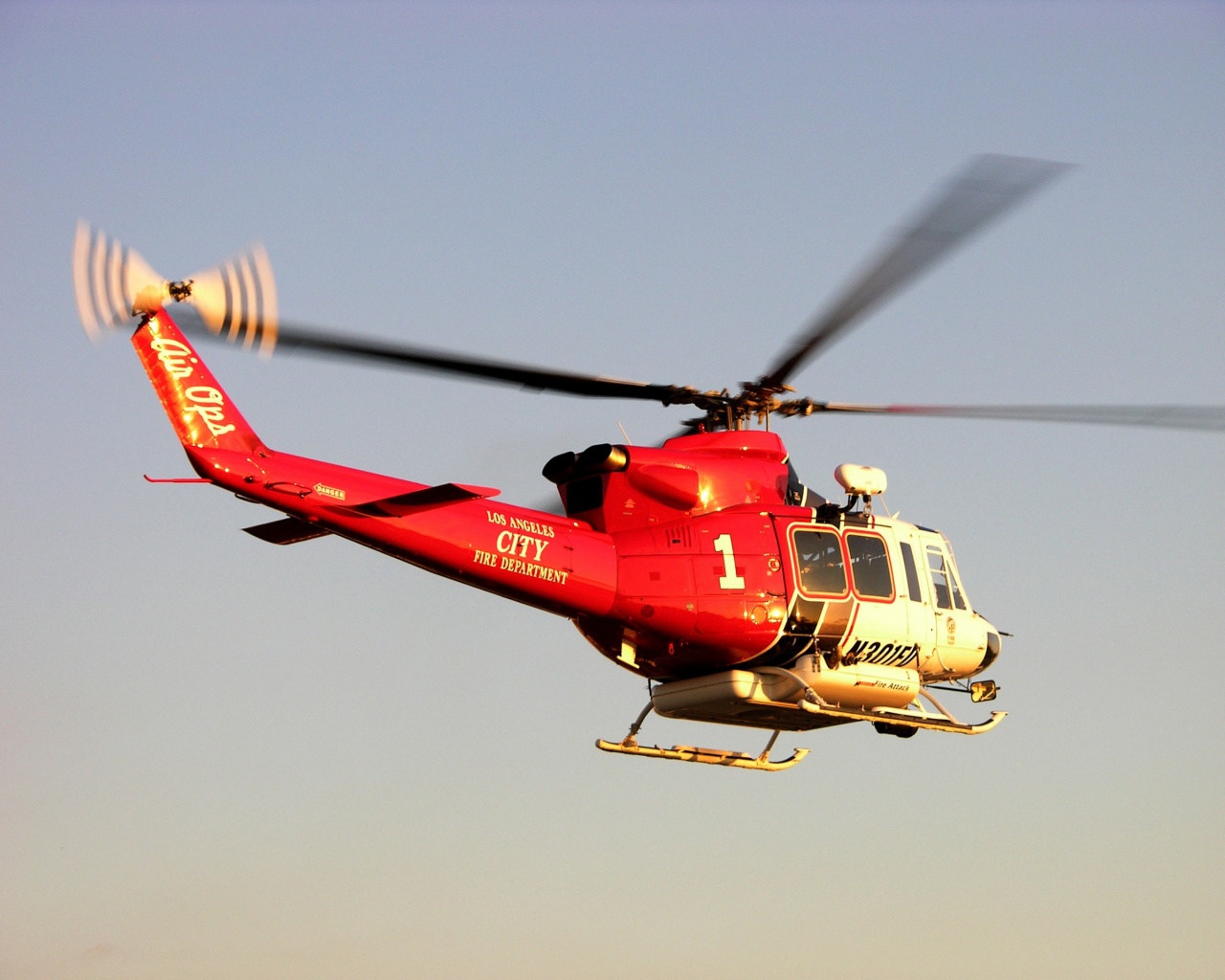 Evening Sky Helicopter