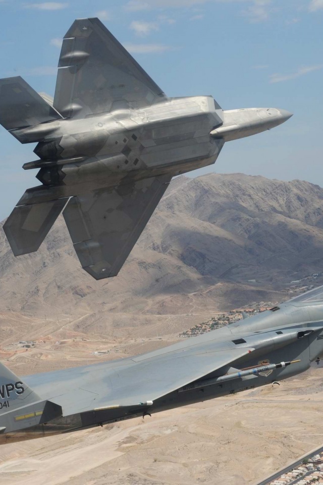 F 22 Raptor F 15c Eagle