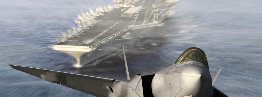 F22 Raptor Planes Aircraft Carriers