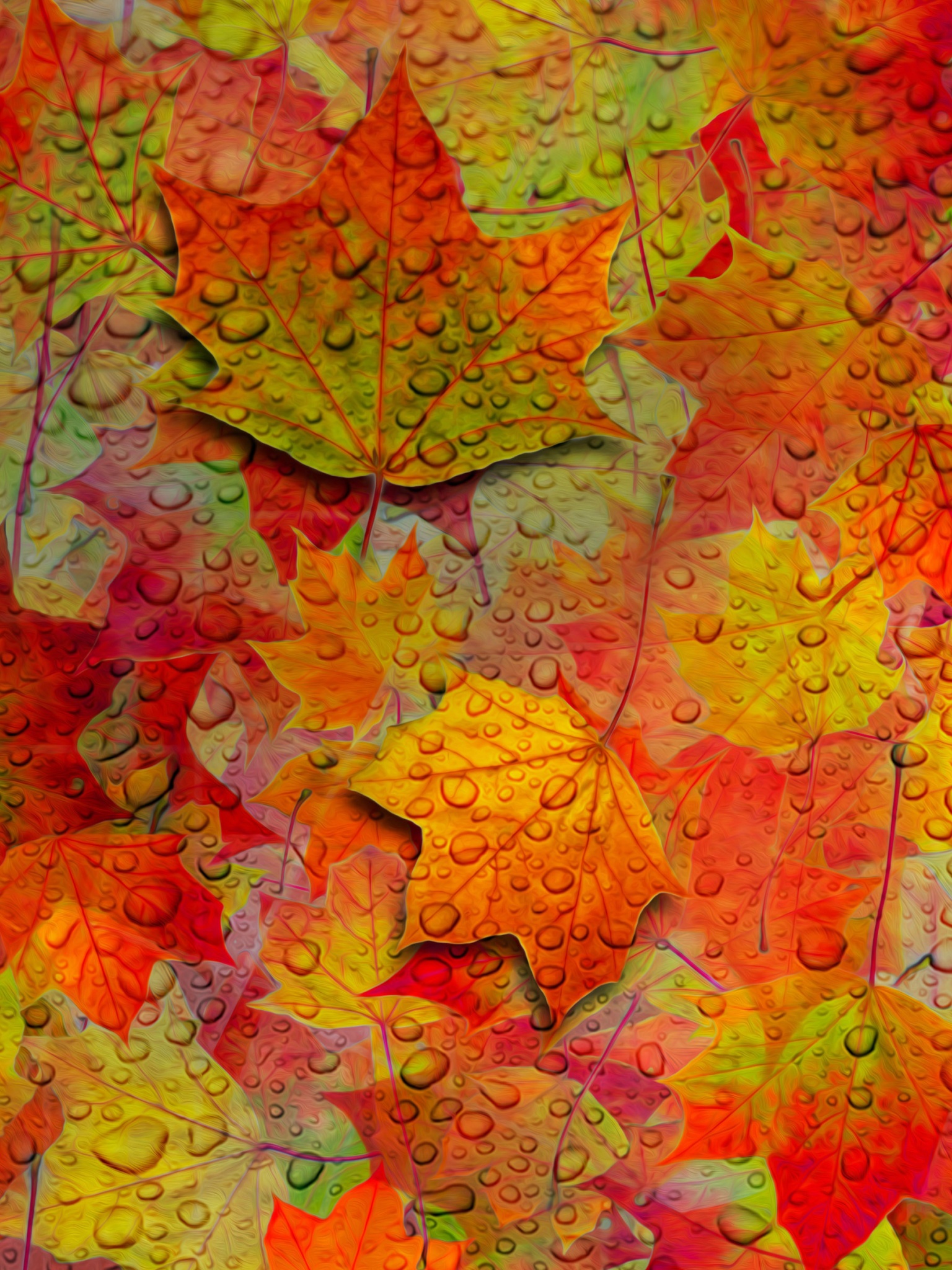 Fall Leaves Pattern