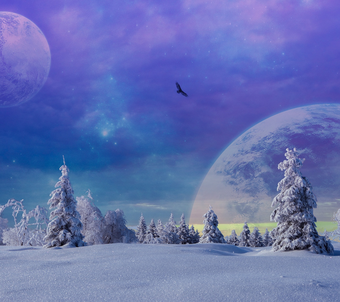 Fantasy Winter Scenery