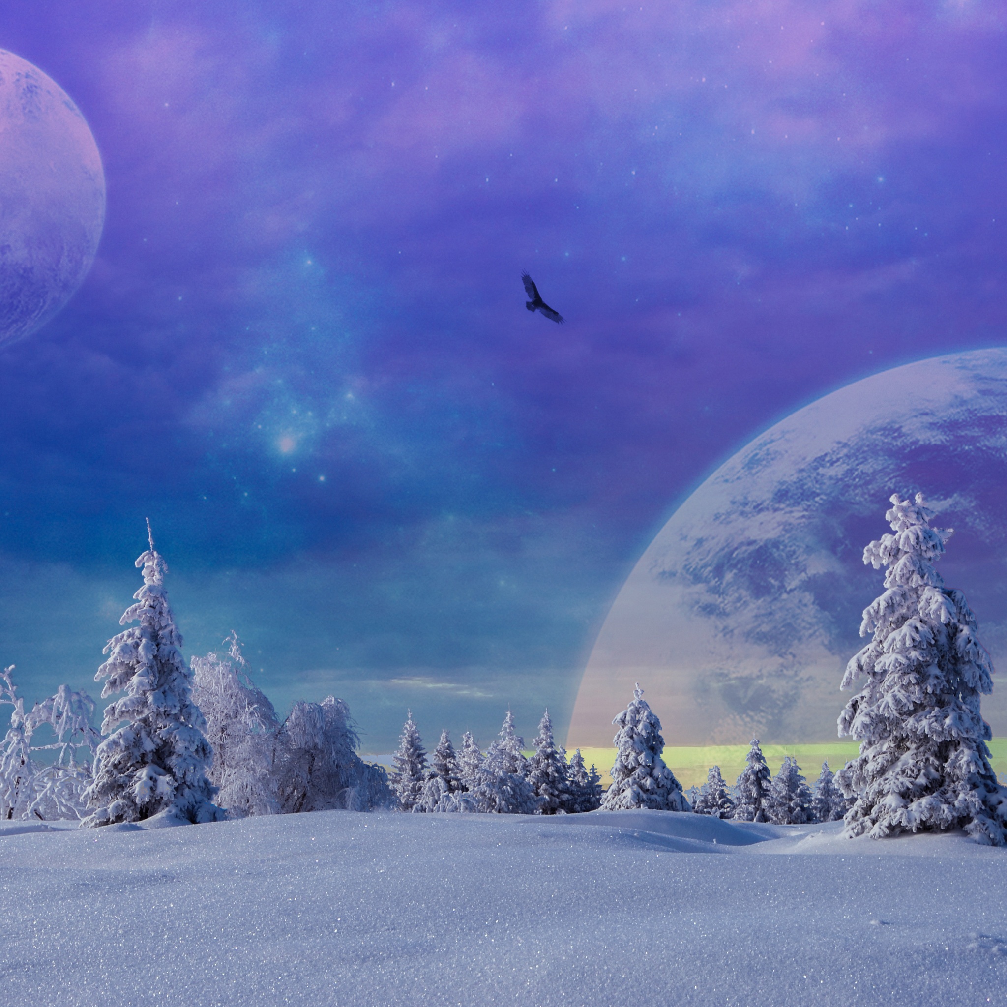 Fantasy Winter Scenery