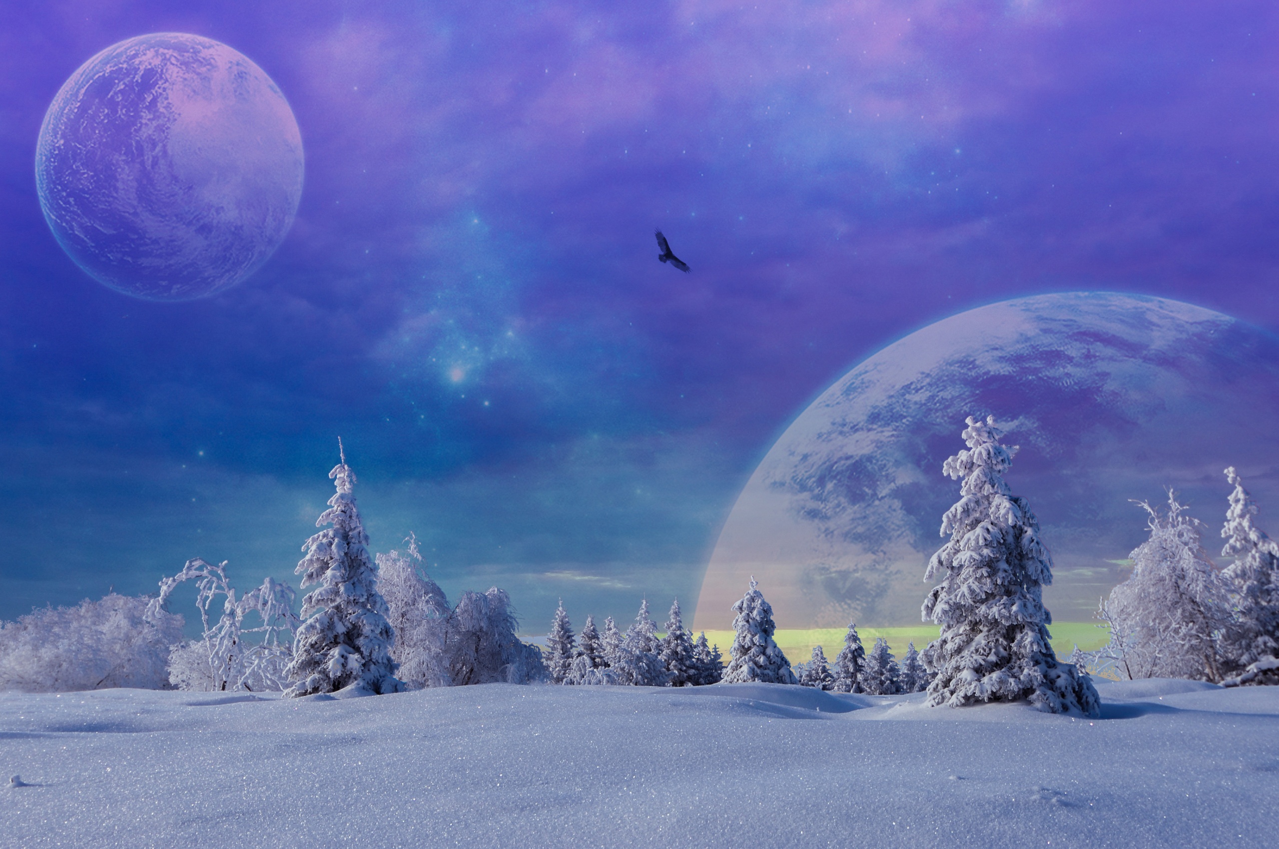 Fantasy Winter Scenery