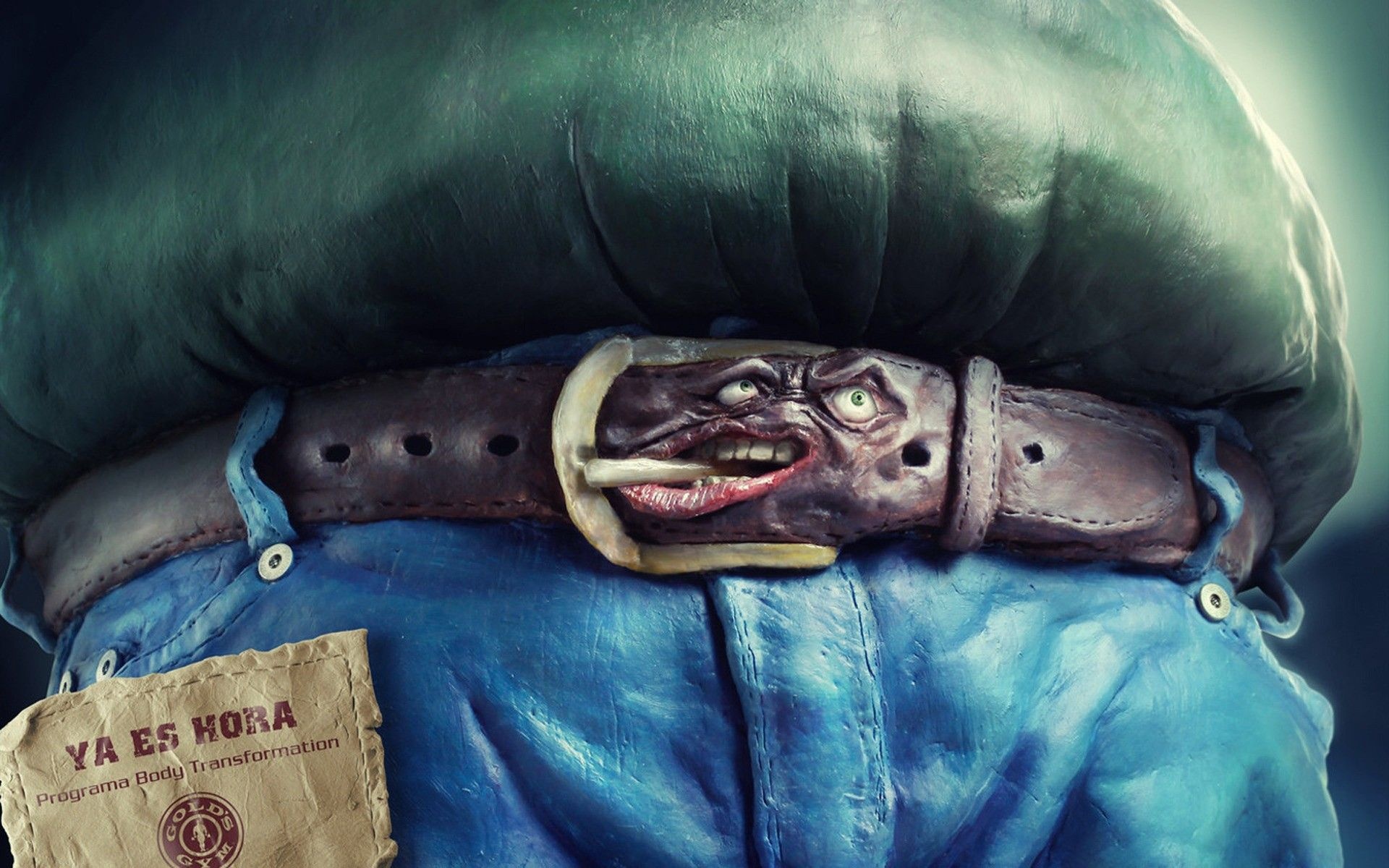 Fat Funny Belts Sculpture Clay