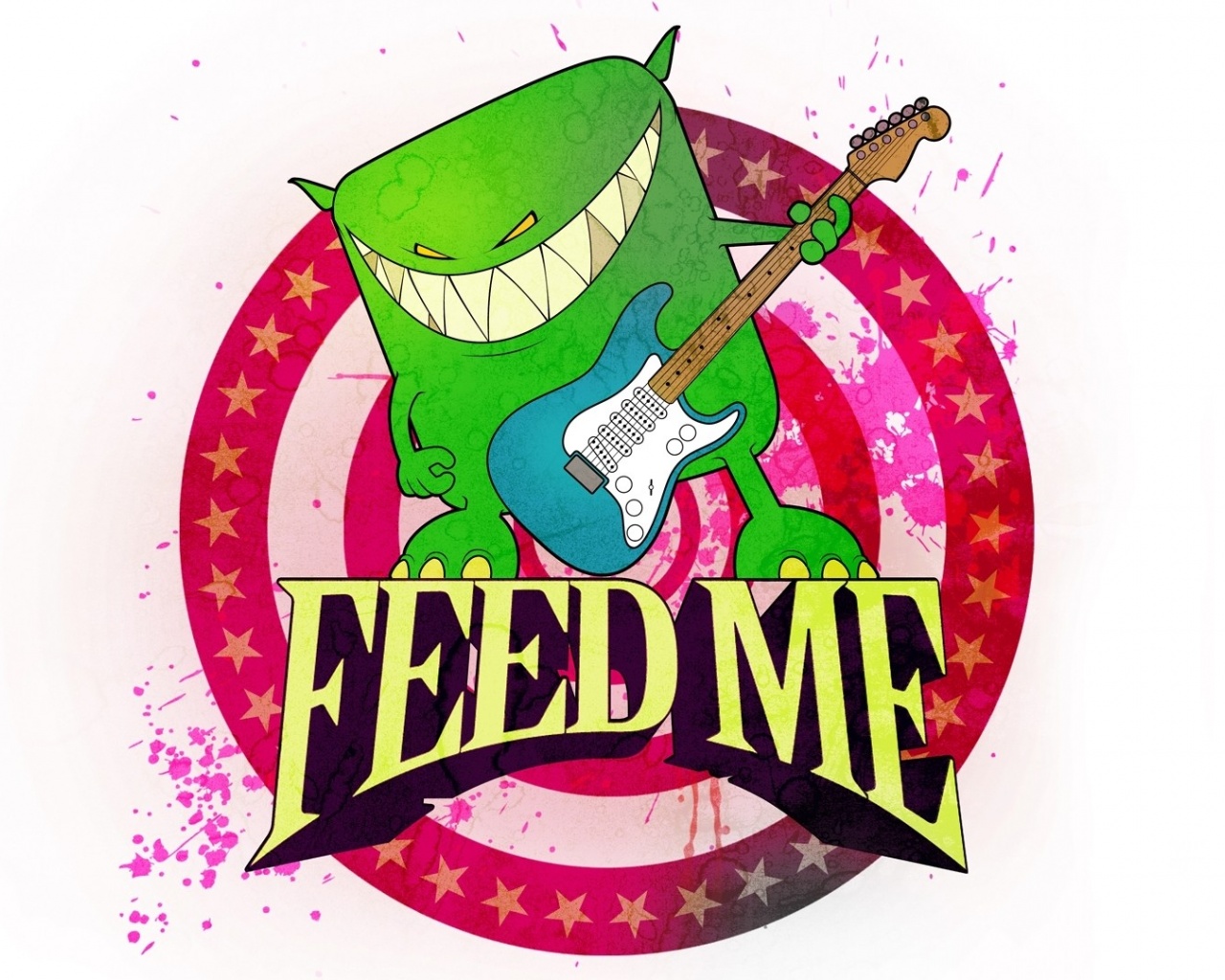 Feed Me Graphics Picture Font Beast