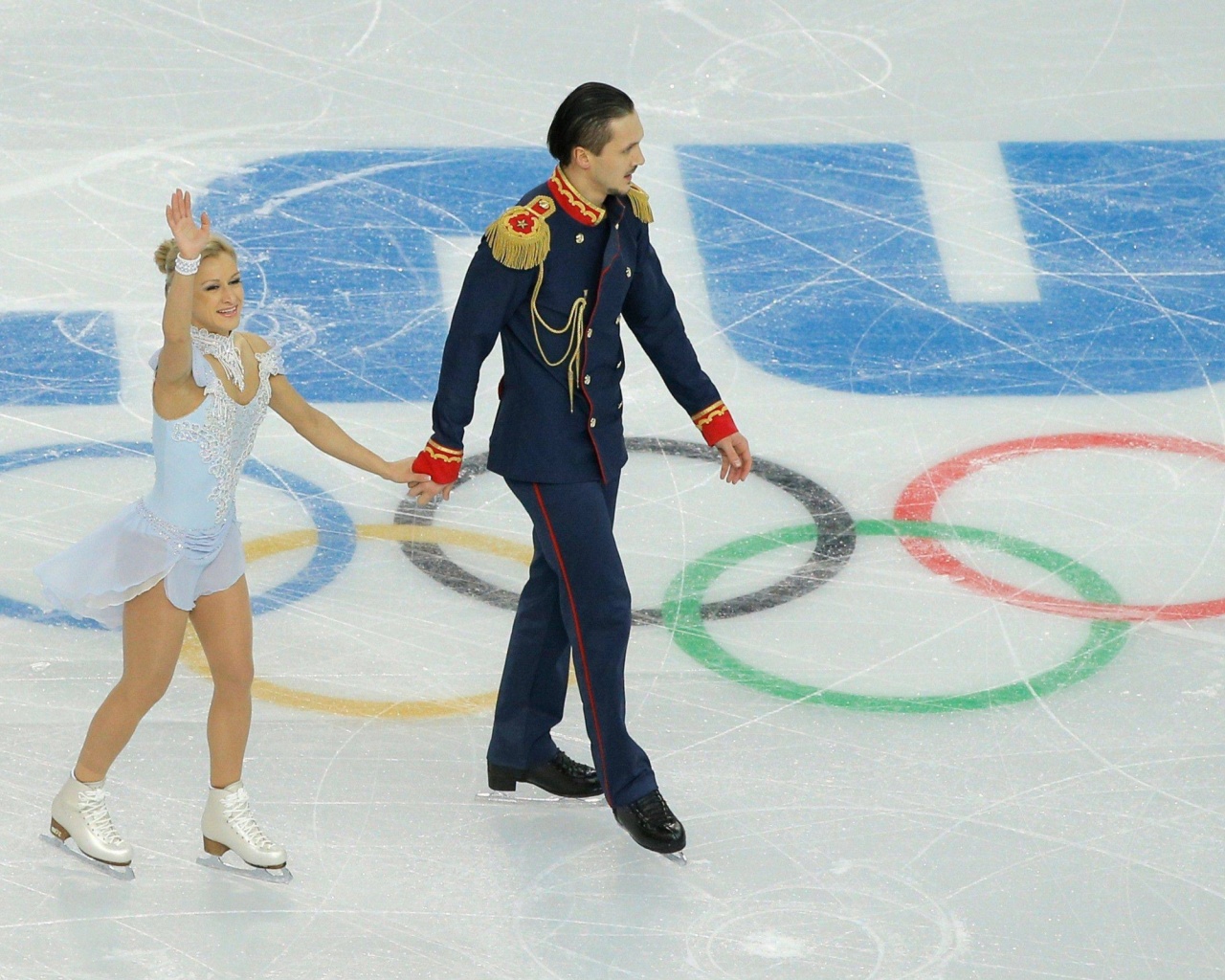 Figure Skaters Tatiana And Maxim