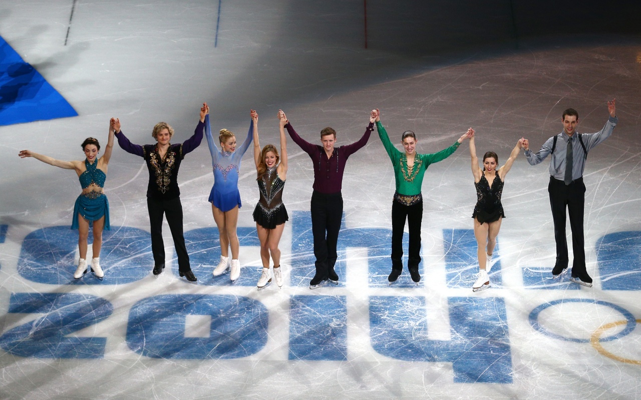 Figure Skating On The Ice In Sochi