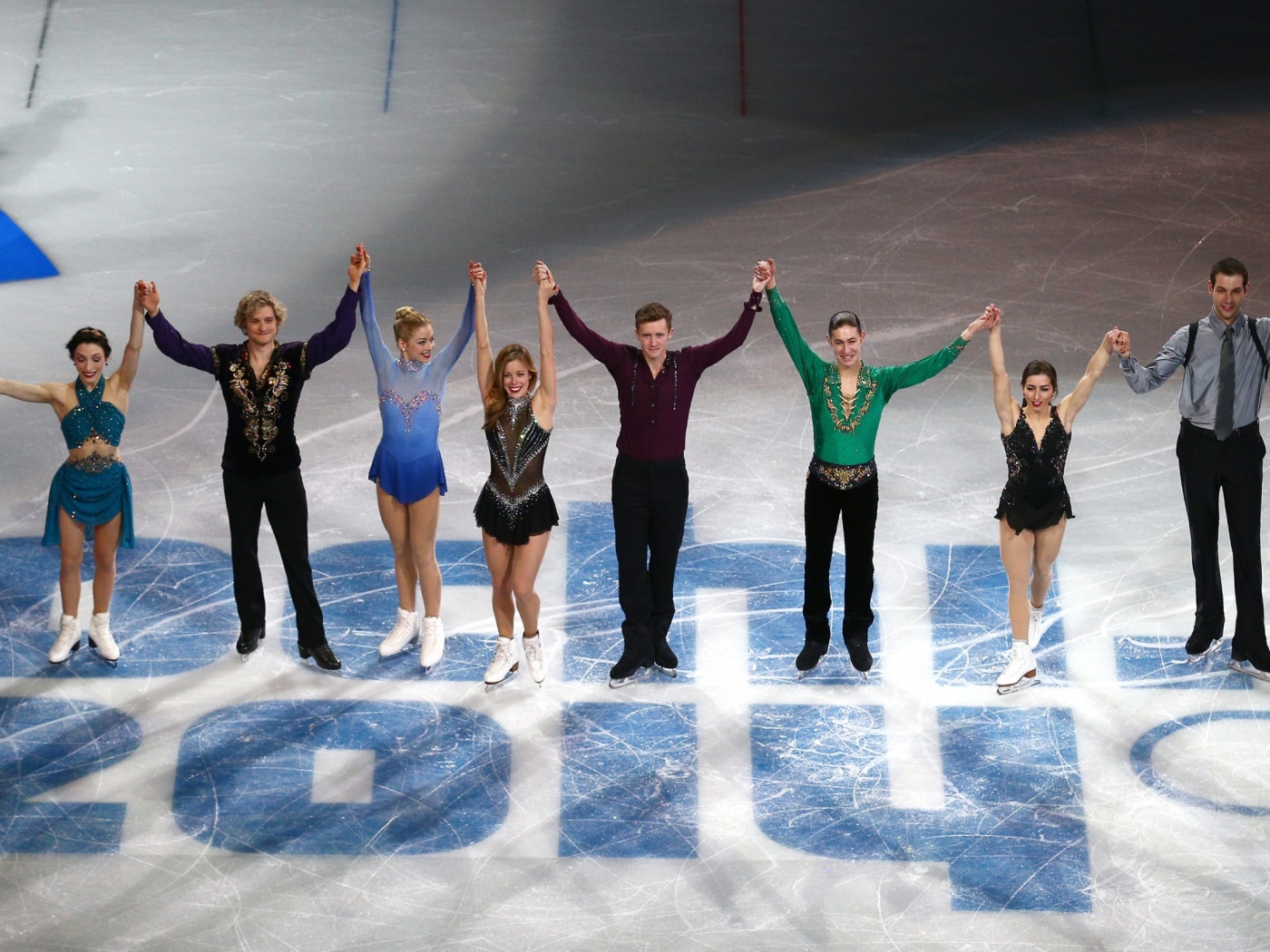 Figure Skating On The Ice In Sochi