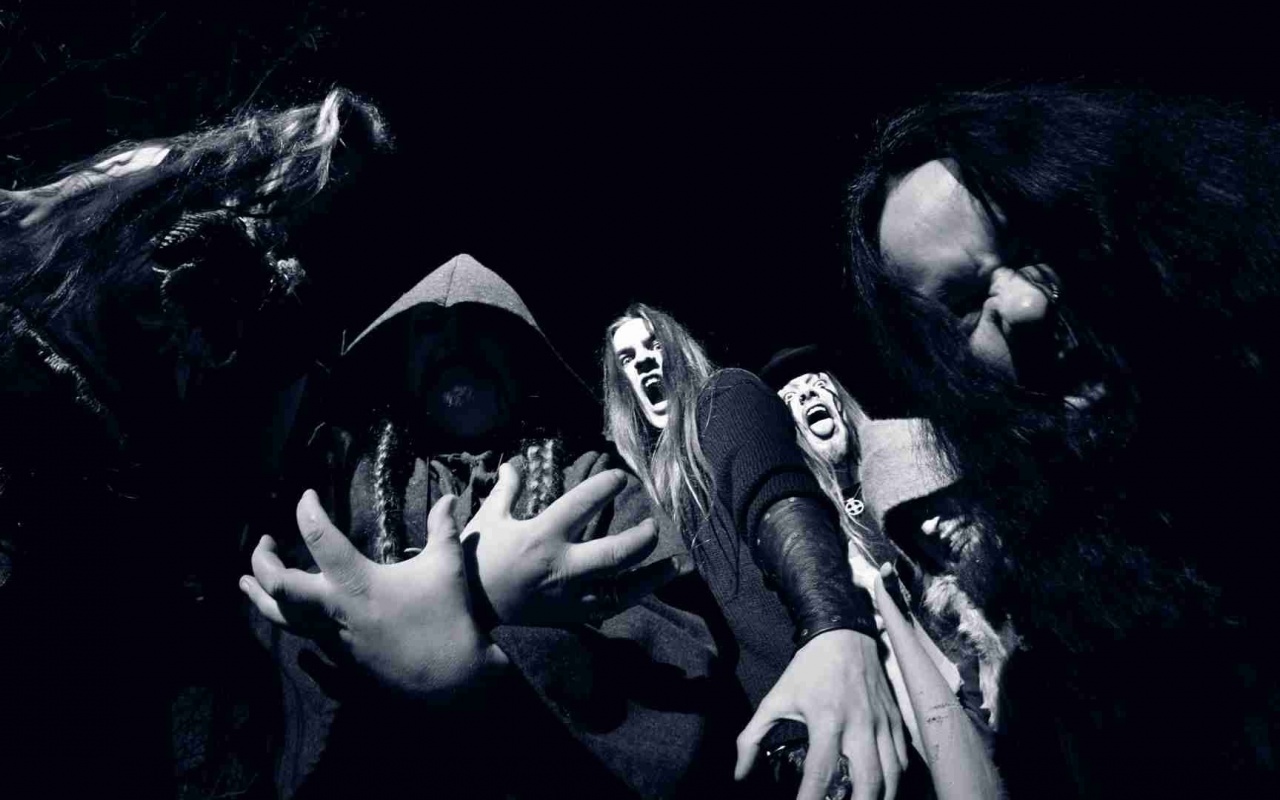 Finntroll Band Hands Scream Faces